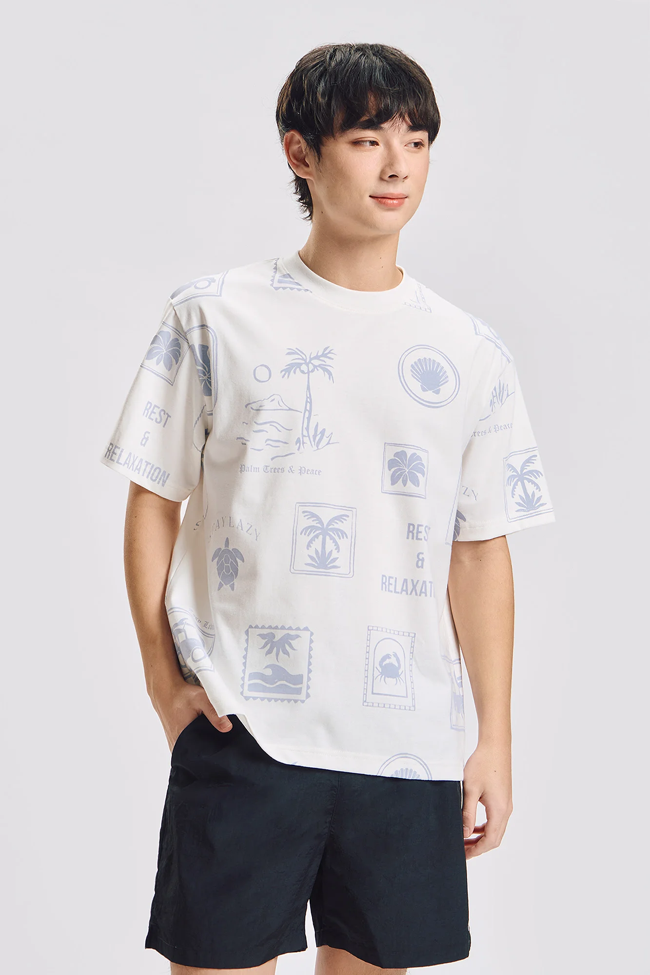 All-Over Print Relaxed T-Shirt