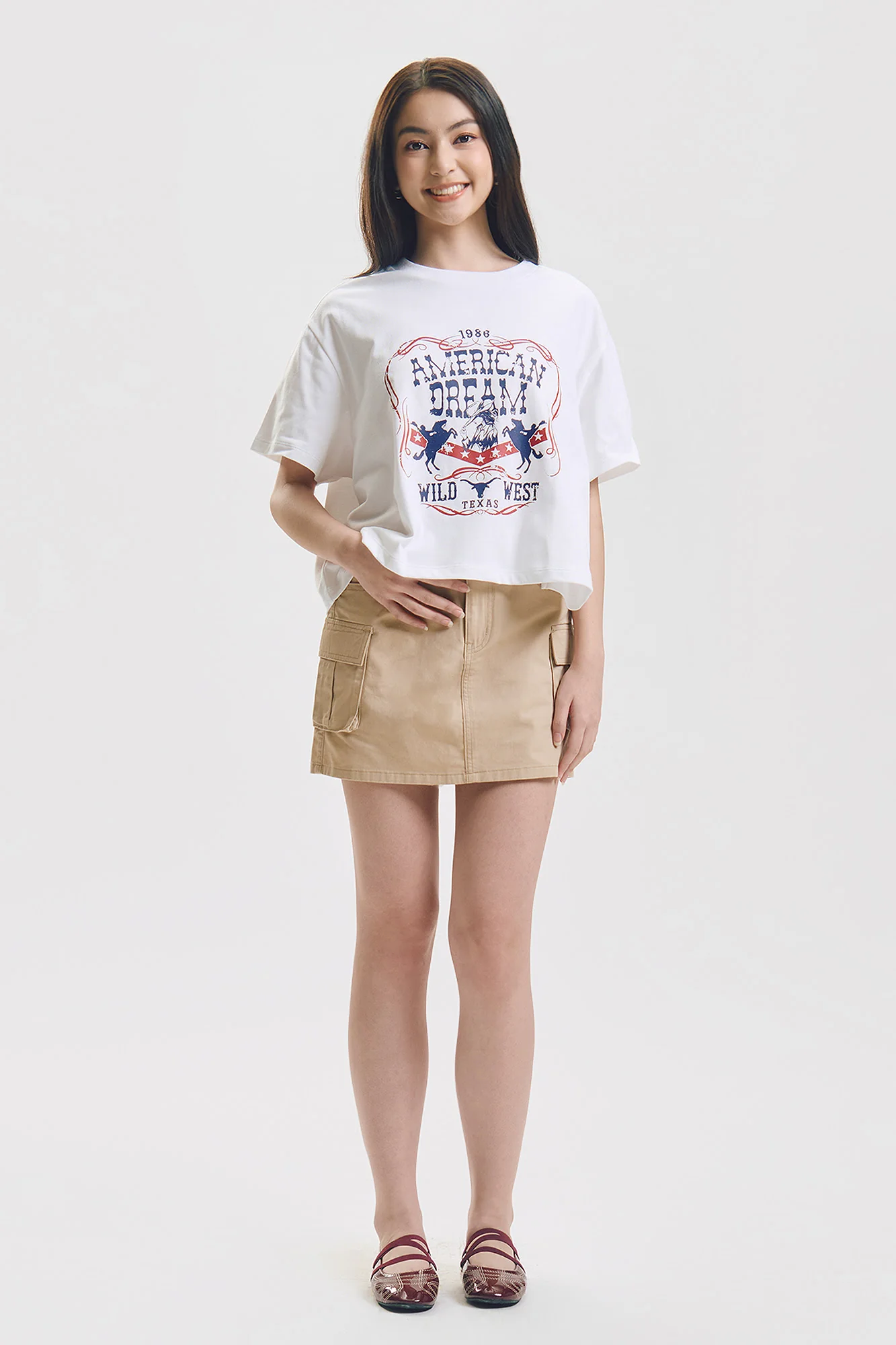 American Dream Loose Graphic T-Shirt - Image 4