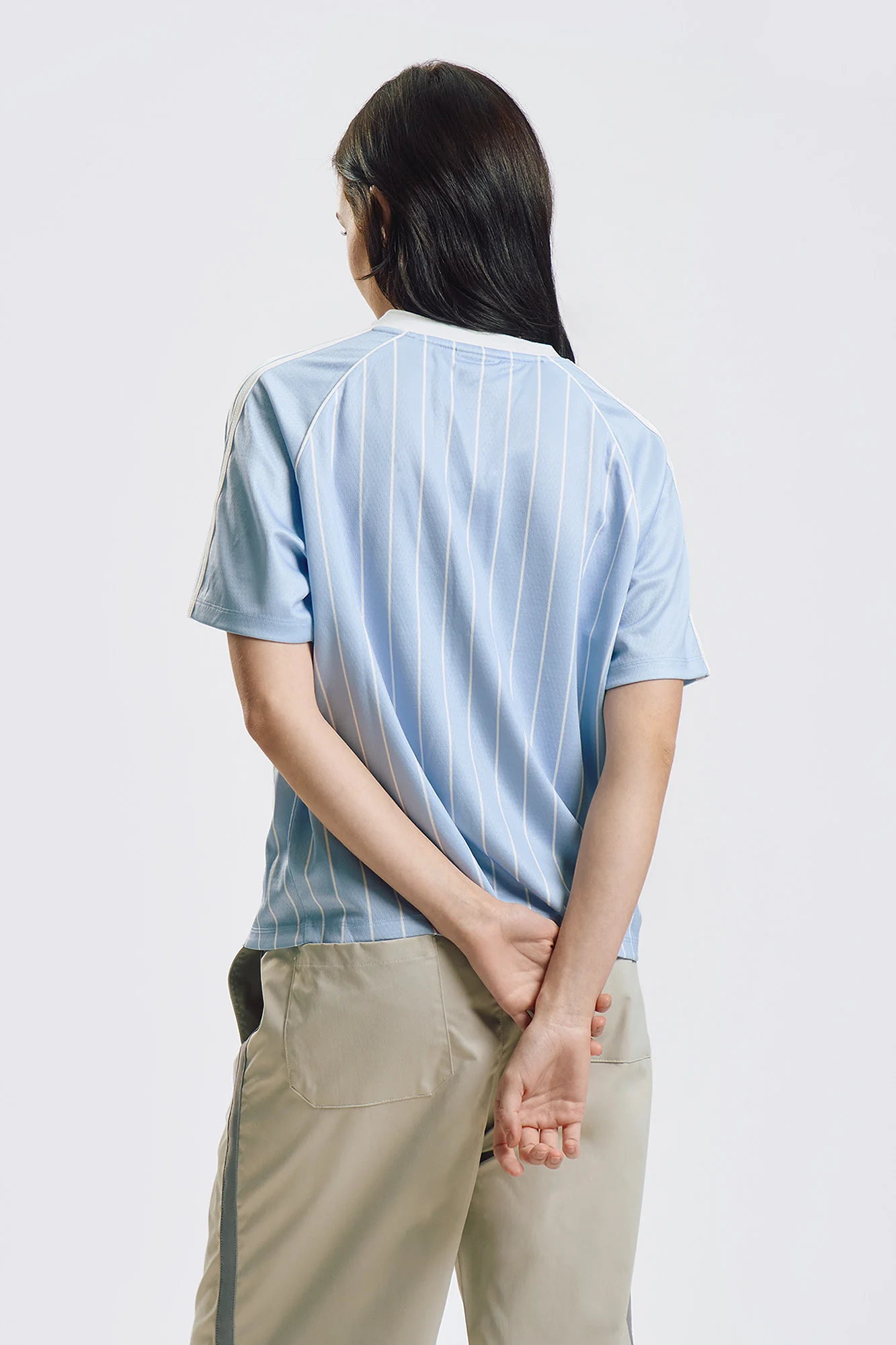 Argentina Loose Striped Mesh Top - Image 3