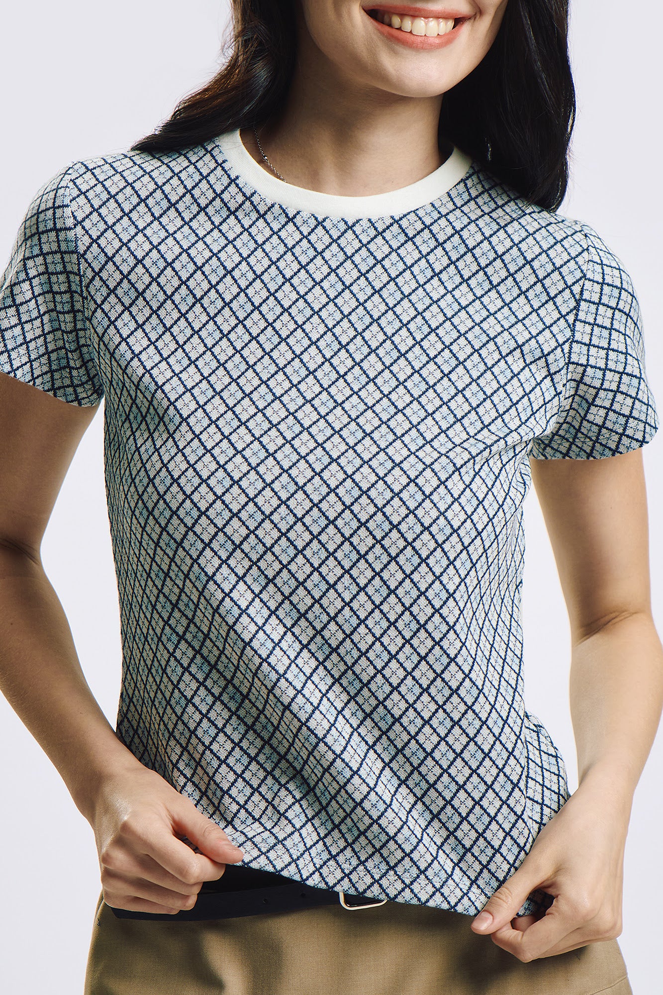 Argyle Jacquard Top - Image 2