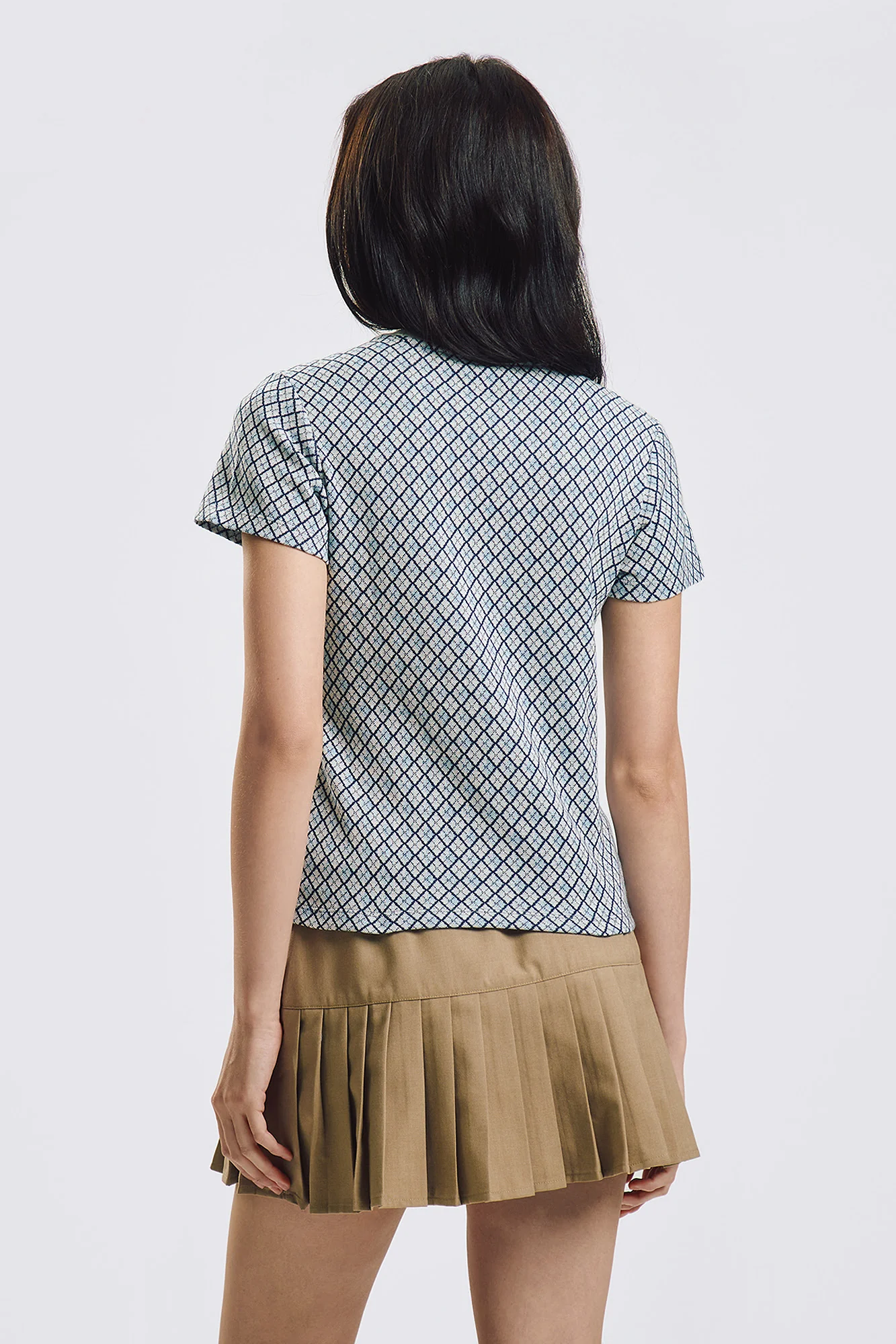 Argyle Jacquard Top - Image 3