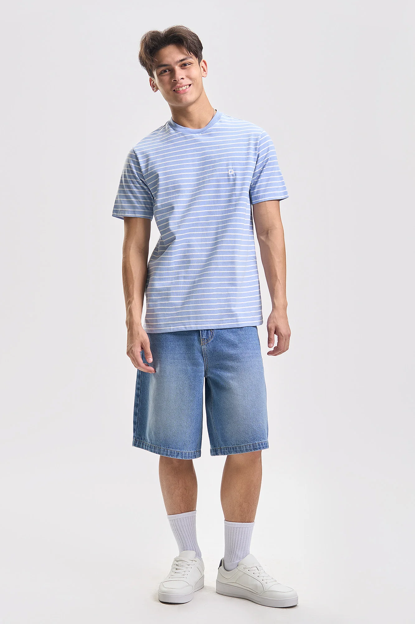 Baggy Fit Denim Shorts - Image 5