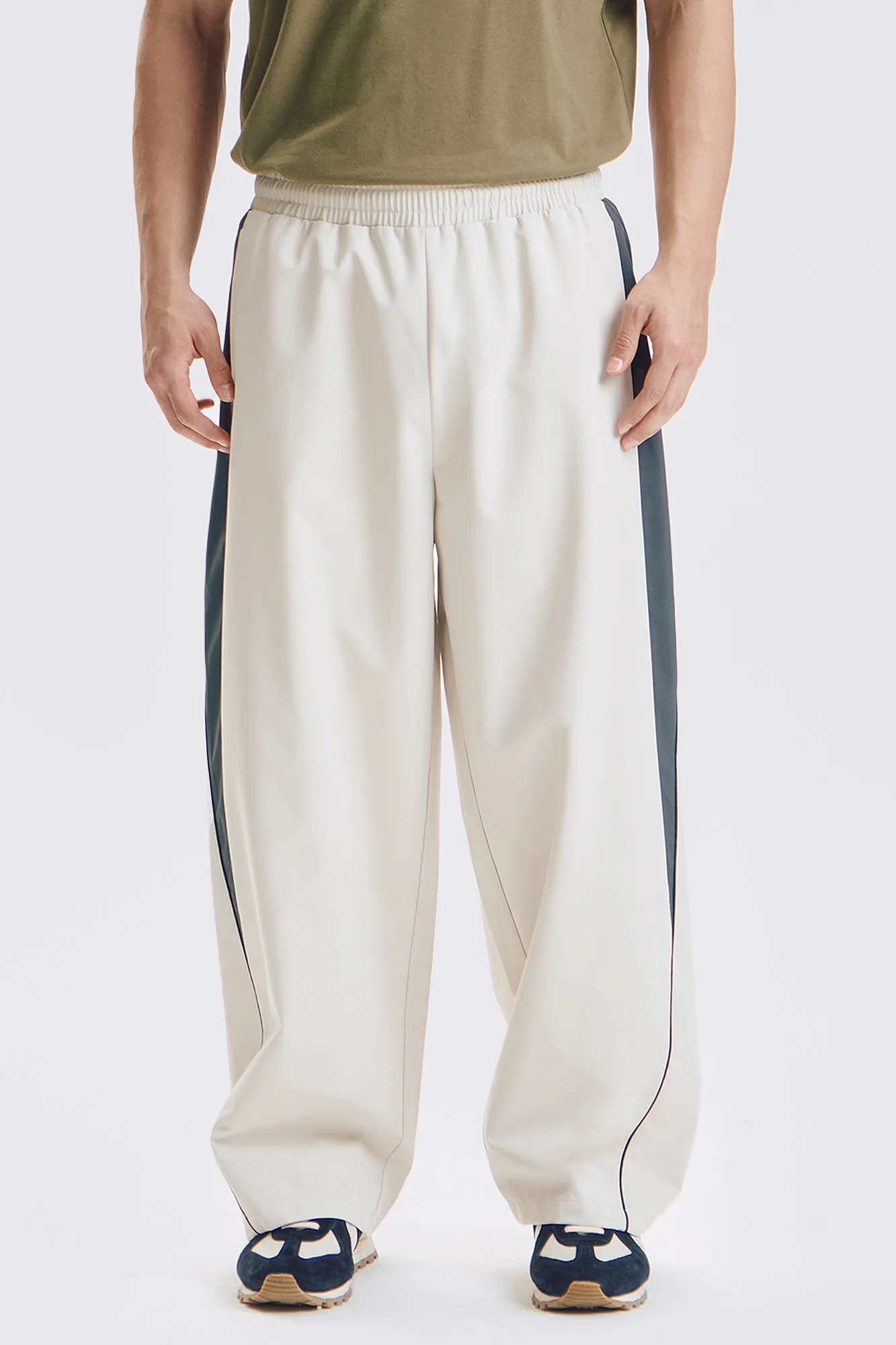 Baggy Fit Nylon Track Pants