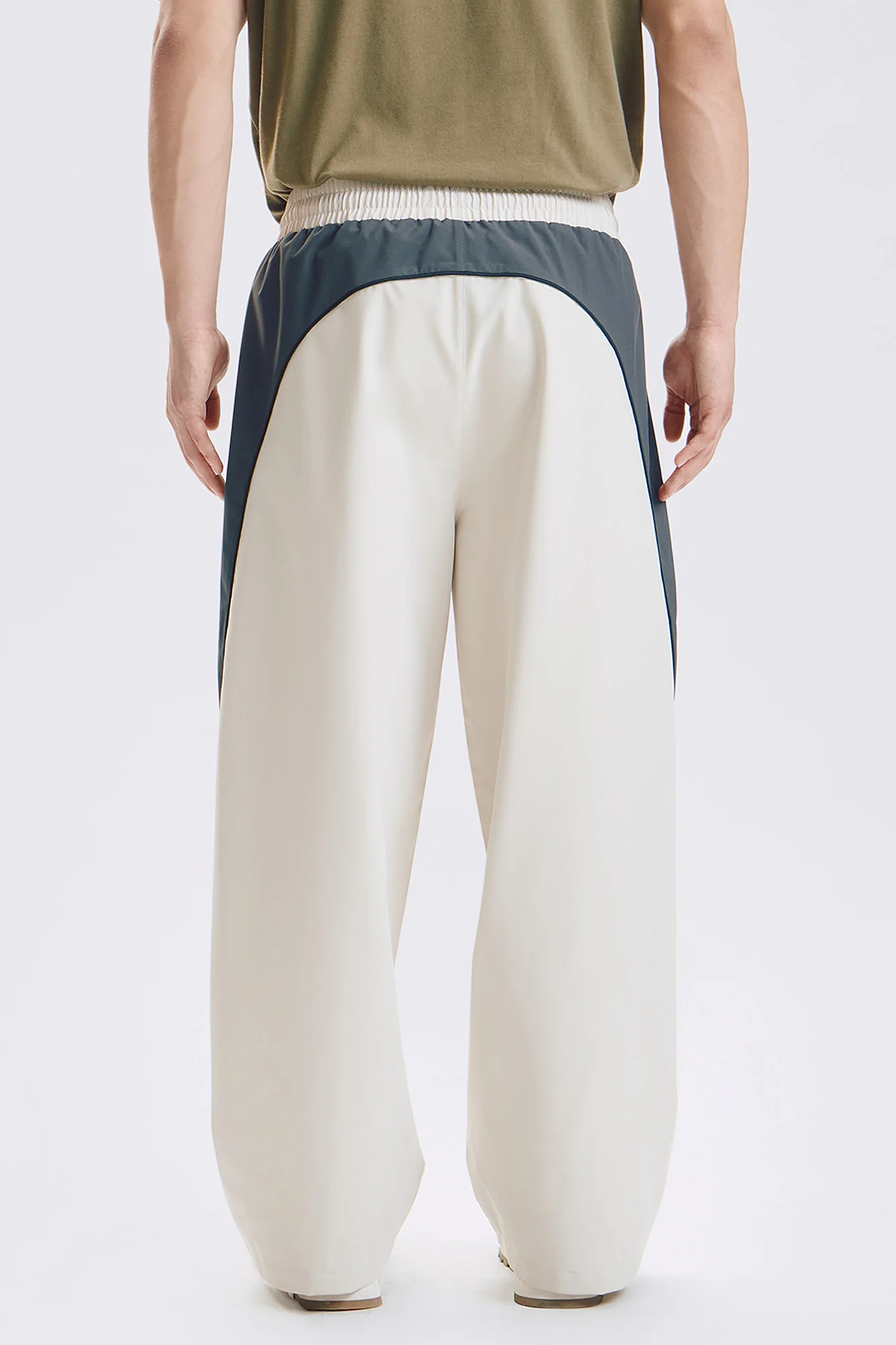 Baggy Fit Nylon Track Pants - Image 3