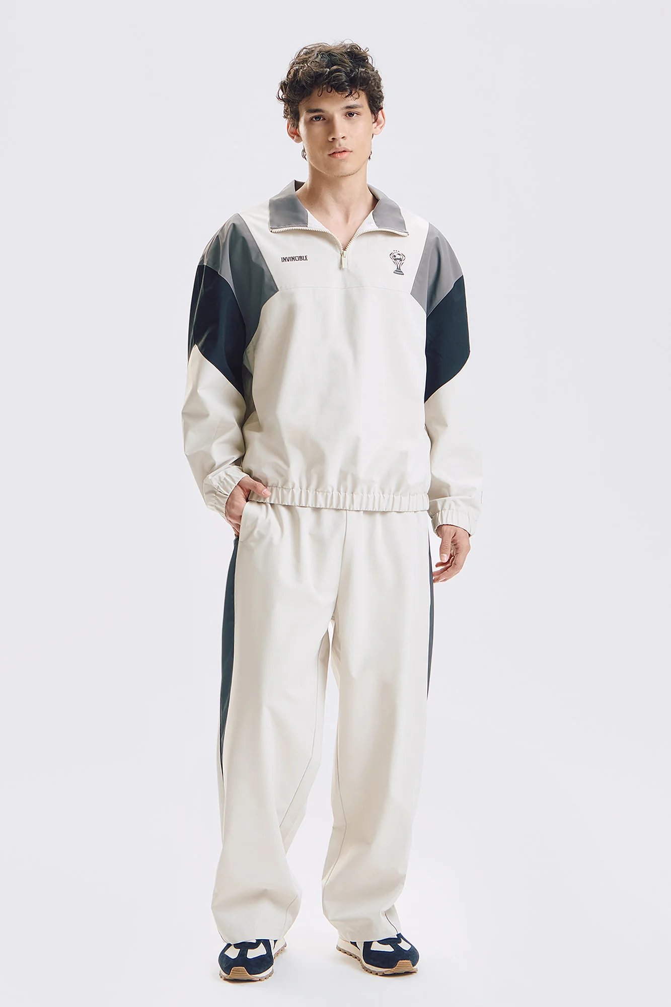Baggy Fit Nylon Track Pants - Image 5