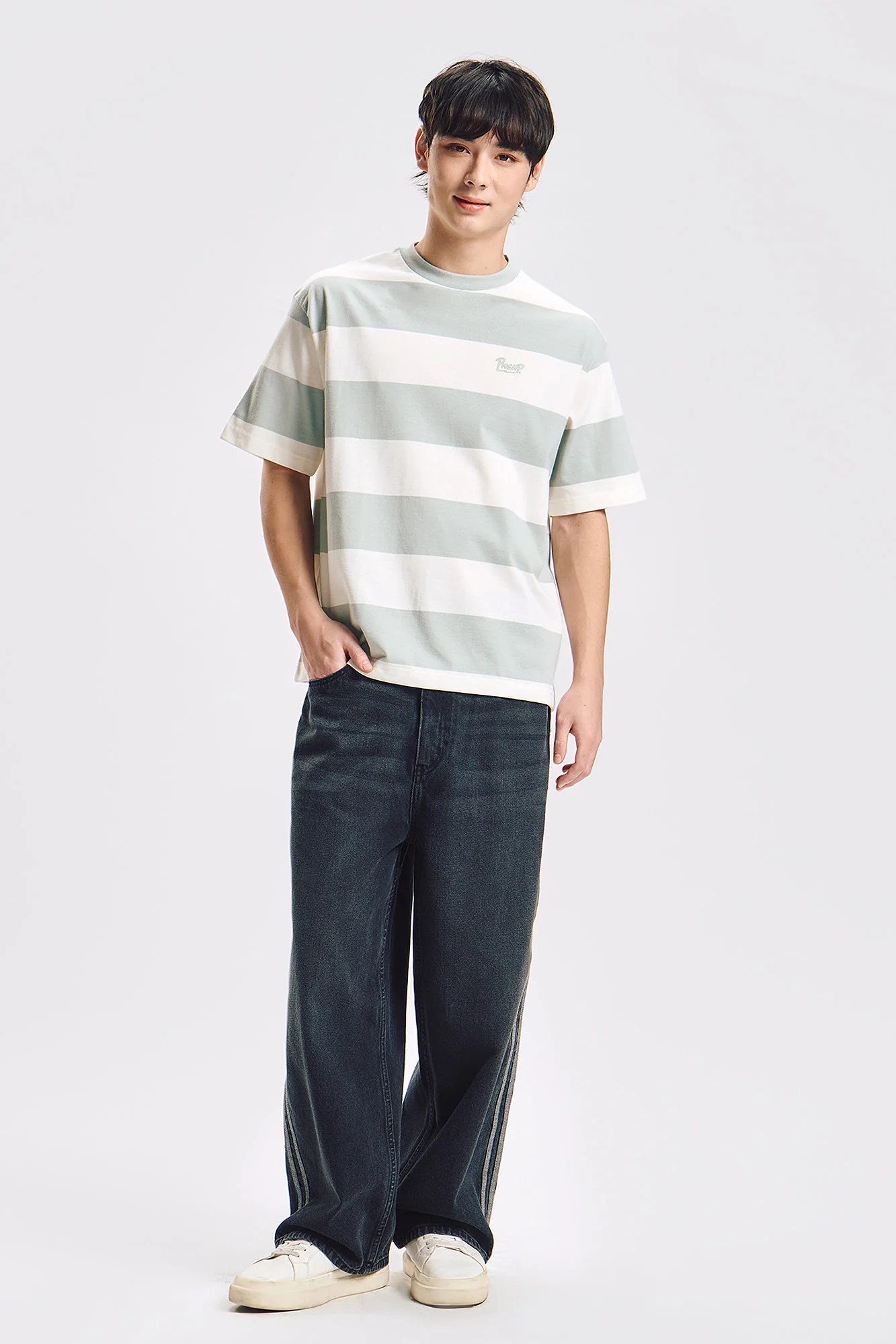 Baggy Jeans with Taping - Image 5