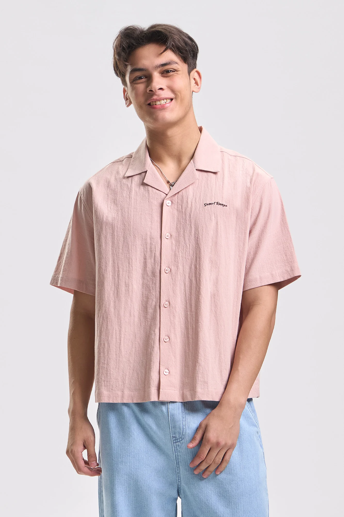 Boxy Shirt with Embroidery - Image 2