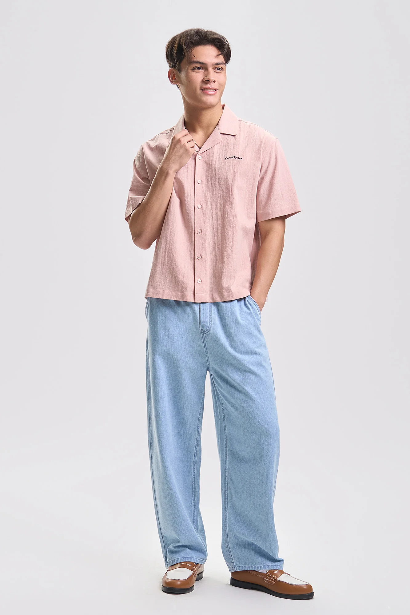 Boxy Shirt with Embroidery - Image 5