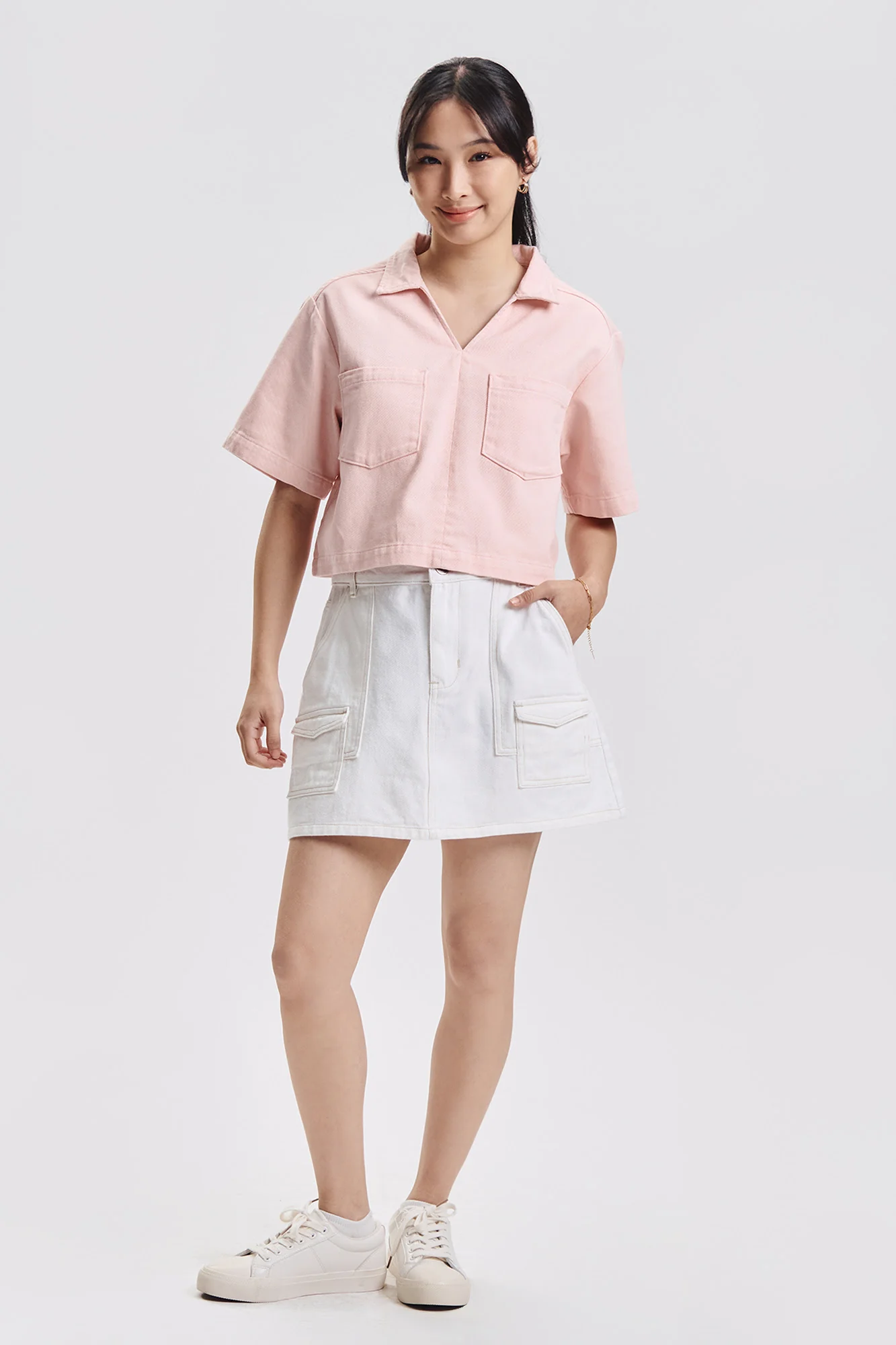 Cargo Denim Skirt - Image 5