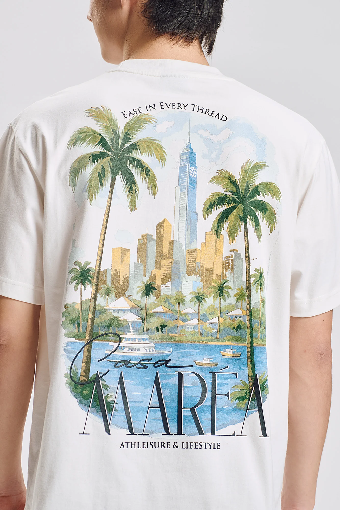Casa Marea Relaxed Graphic T-Shirt - Image 4
