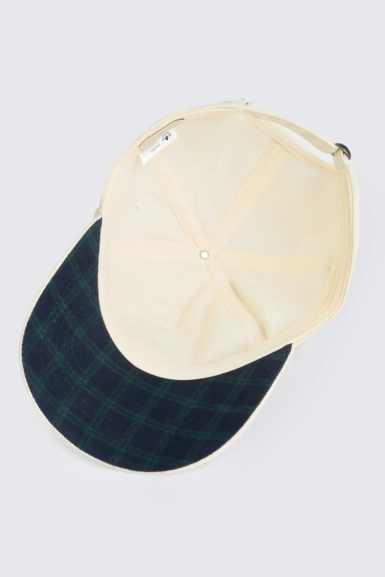 Classic Cap with Plaid Undervisor - Image 3