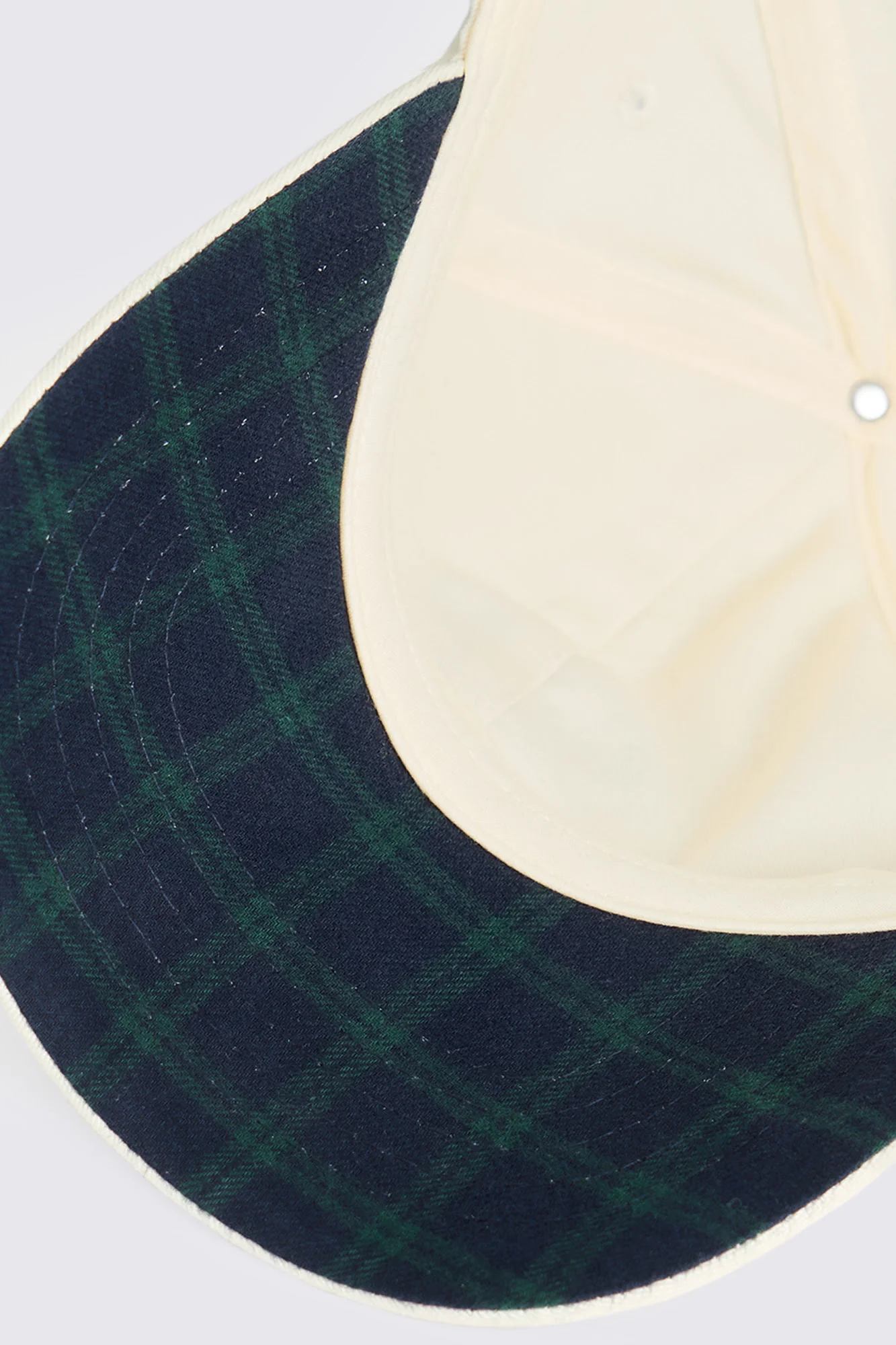 Classic Cap with Plaid Undervisor - Image 4