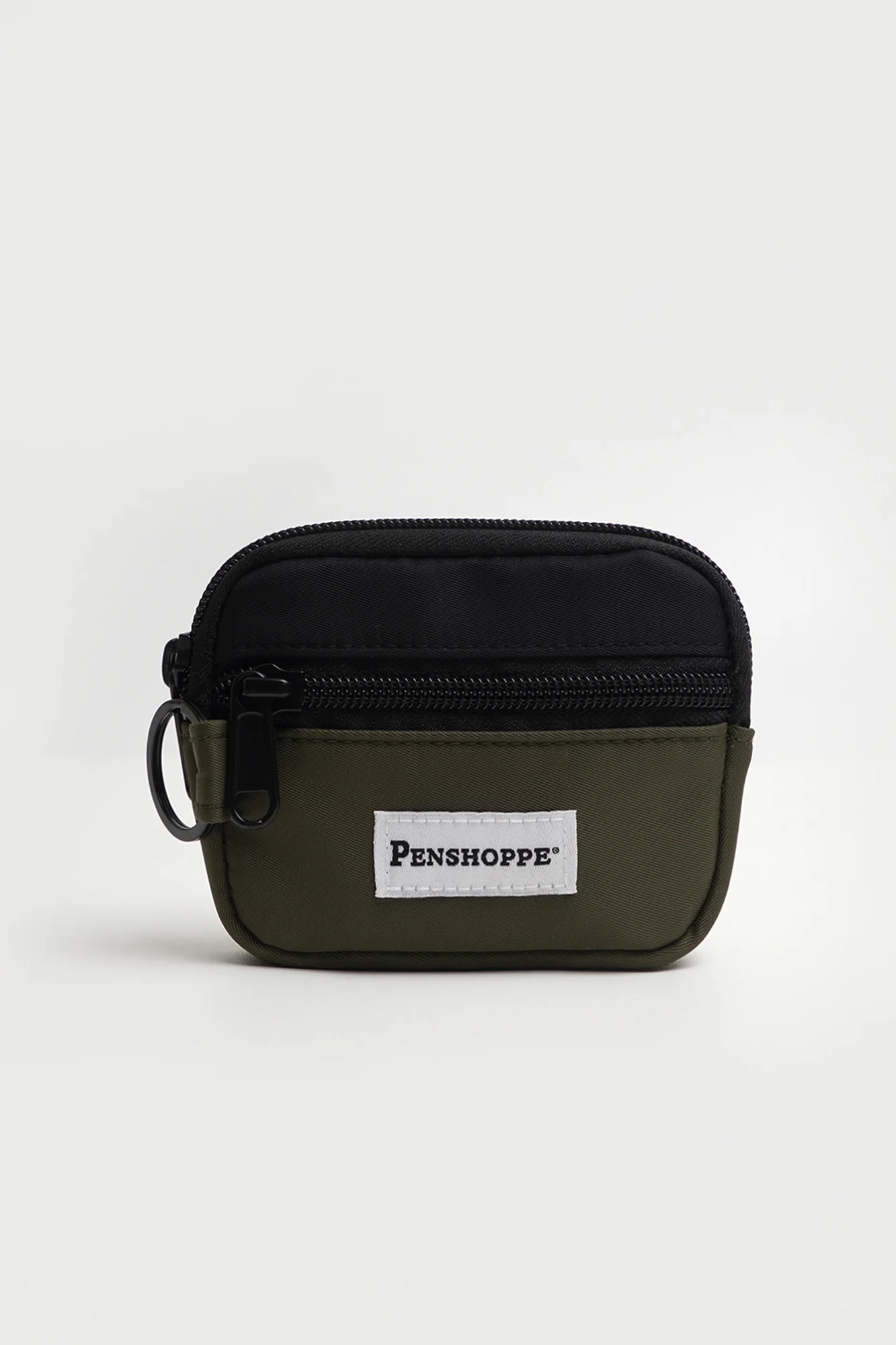 Coin Purse with Woven Label