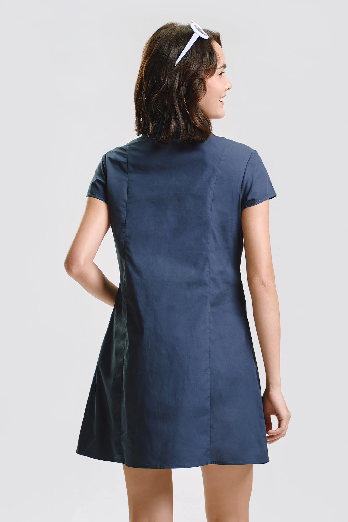 Collared Slim Dress - Image 3