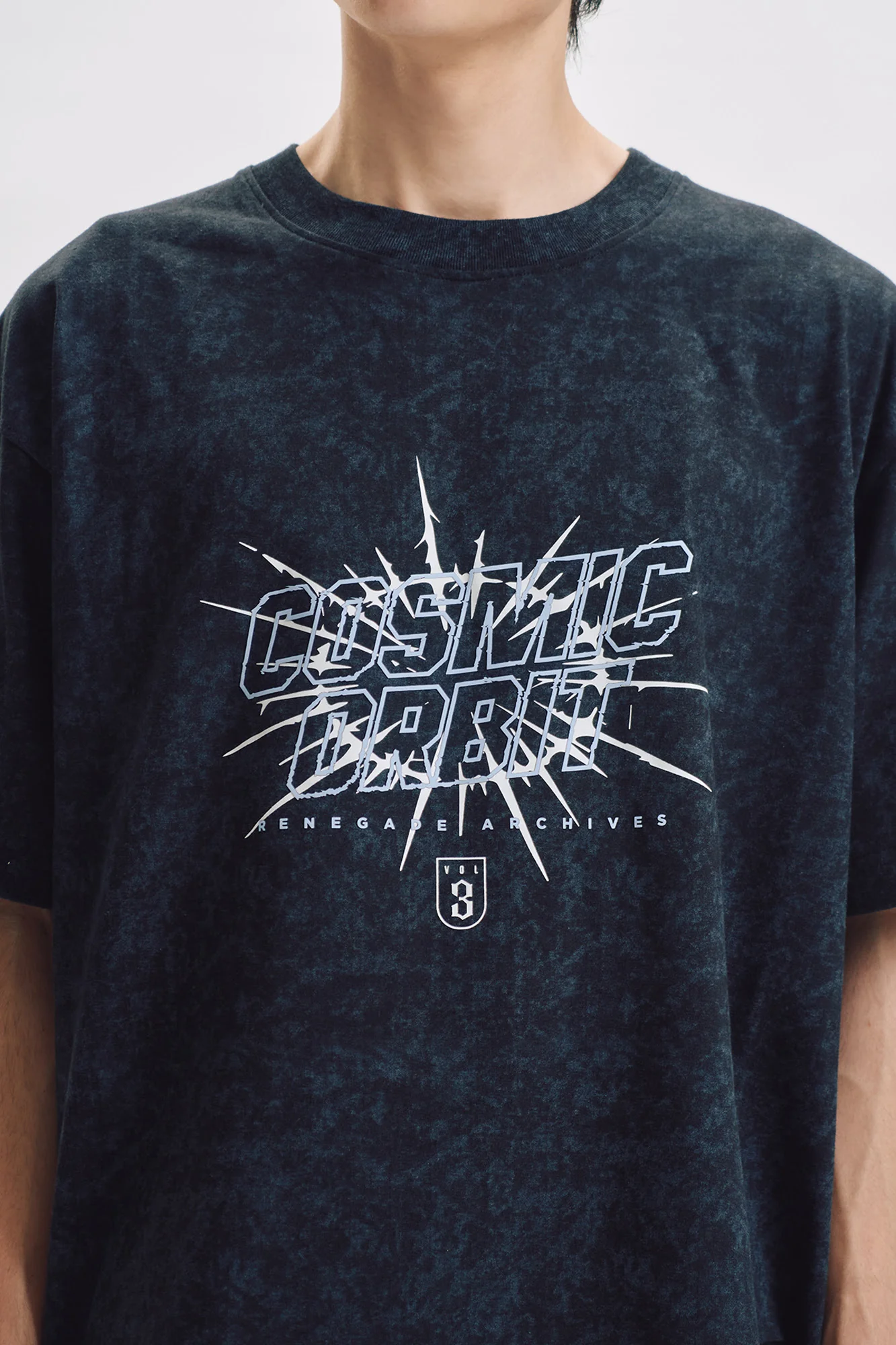 Cosmic Orbit Relaxed Graphic T-Shirt - Image 3