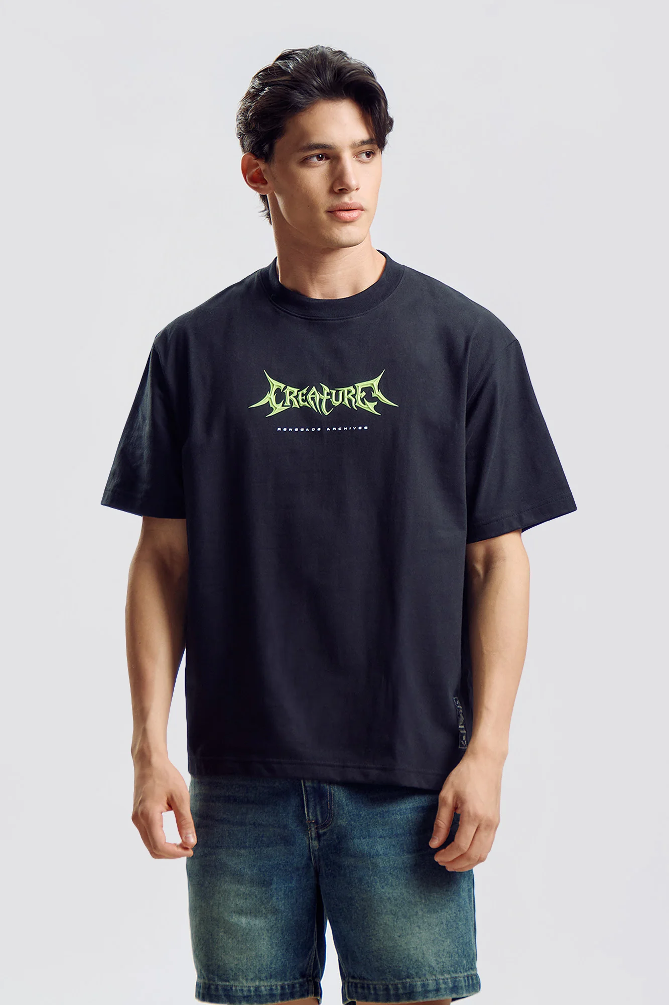 Creature Relaxed Graphic T-Shirt - Image 2