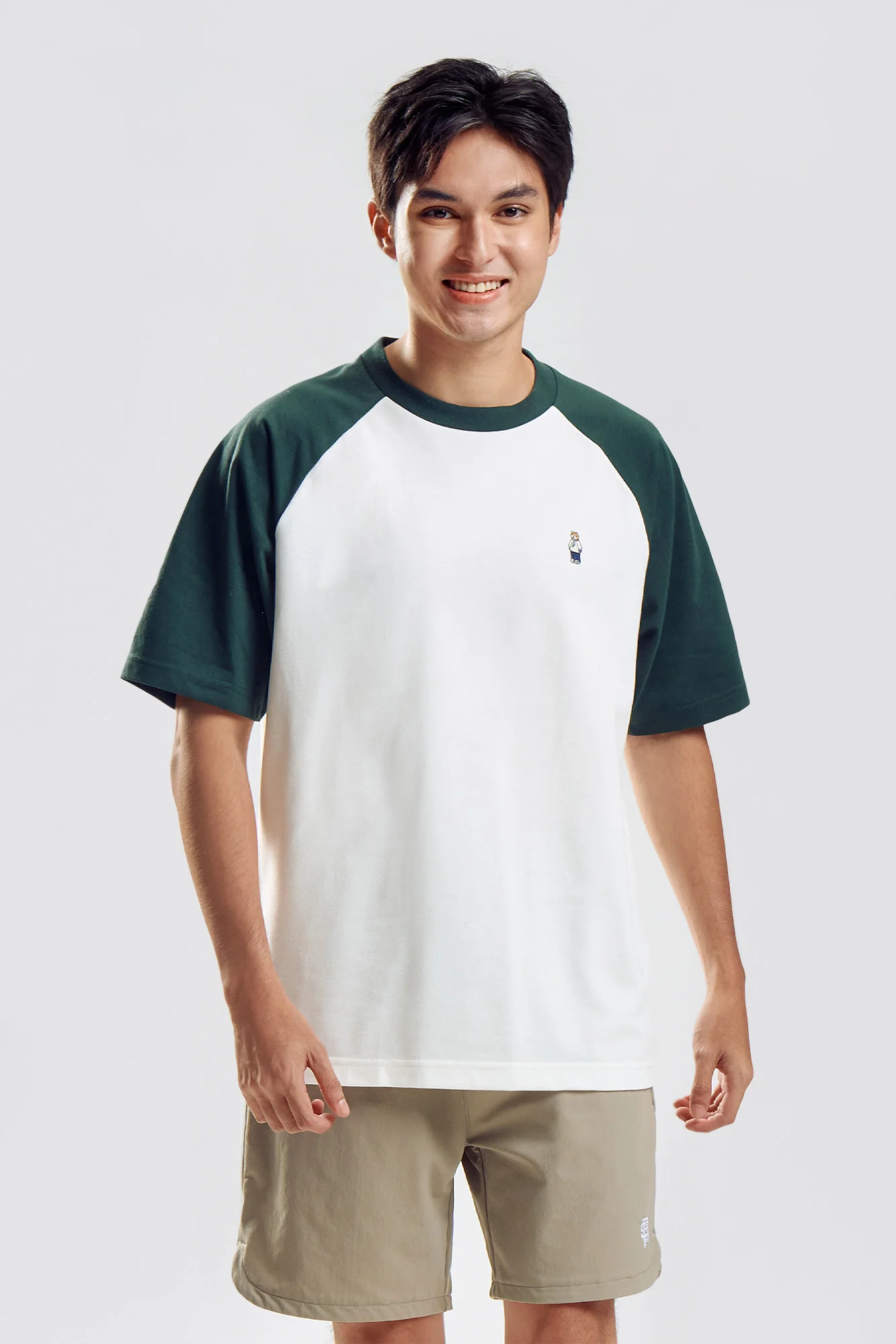 Crew Bear Relaxed Raglan T-Shirt
