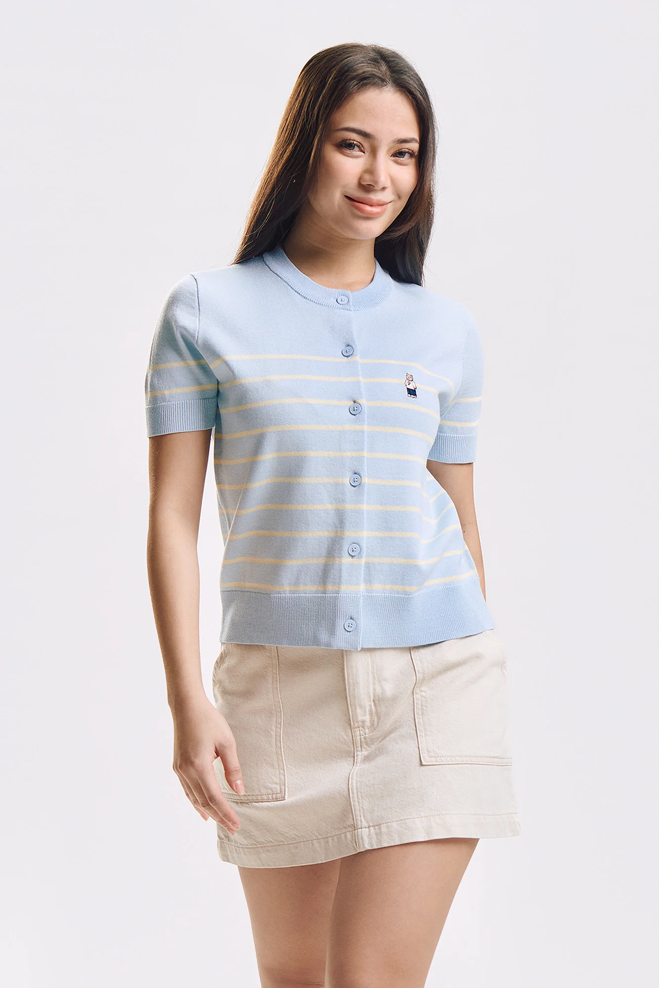 Crew Striped Knit Top