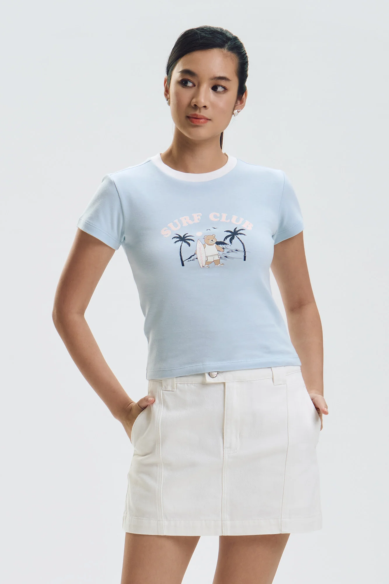 Crew Surf Club Slim Graphic T-Shirt