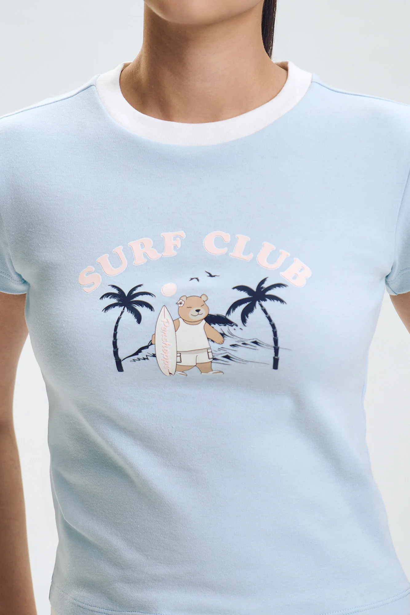 Crew Surf Club Slim Graphic T-Shirt - Image 2