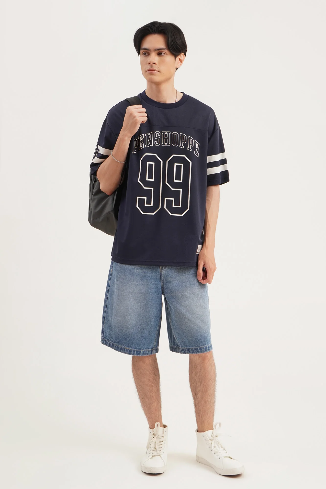Denim Bermuda Shorts - Image 4