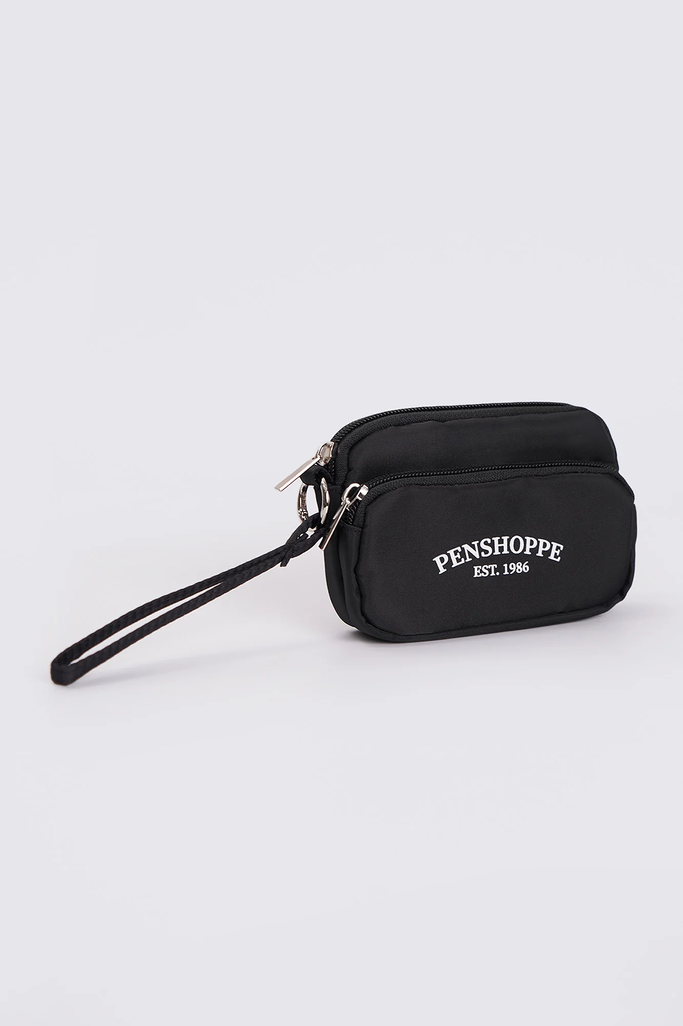 Double Zip Wristlet with Print - Image 2