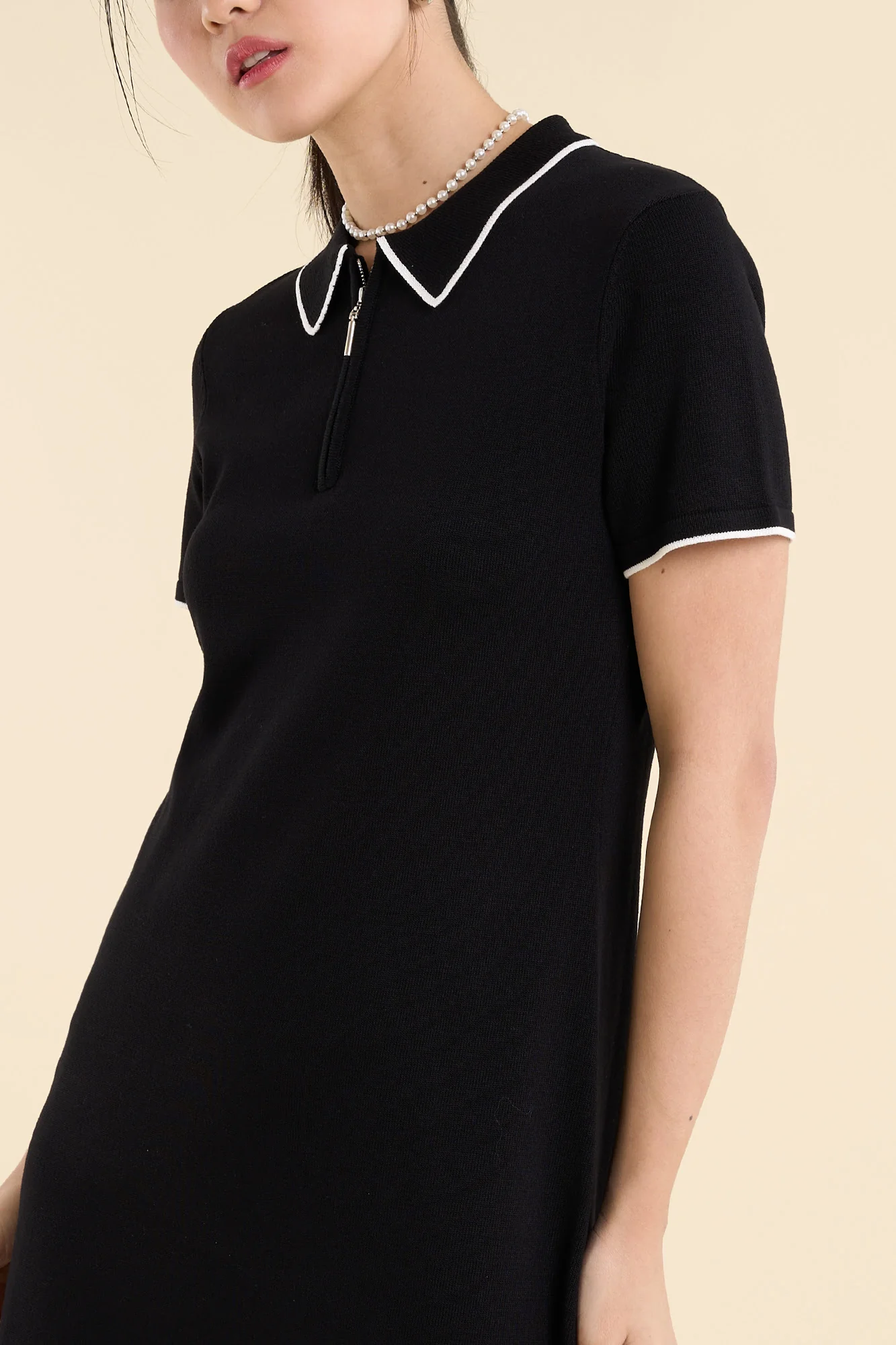 Dress Code Light Knit Polo Dress - Image 2