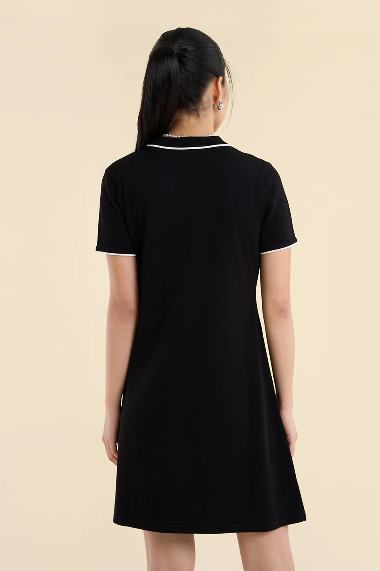 Dress Code Light Knit Polo Dress - Image 3