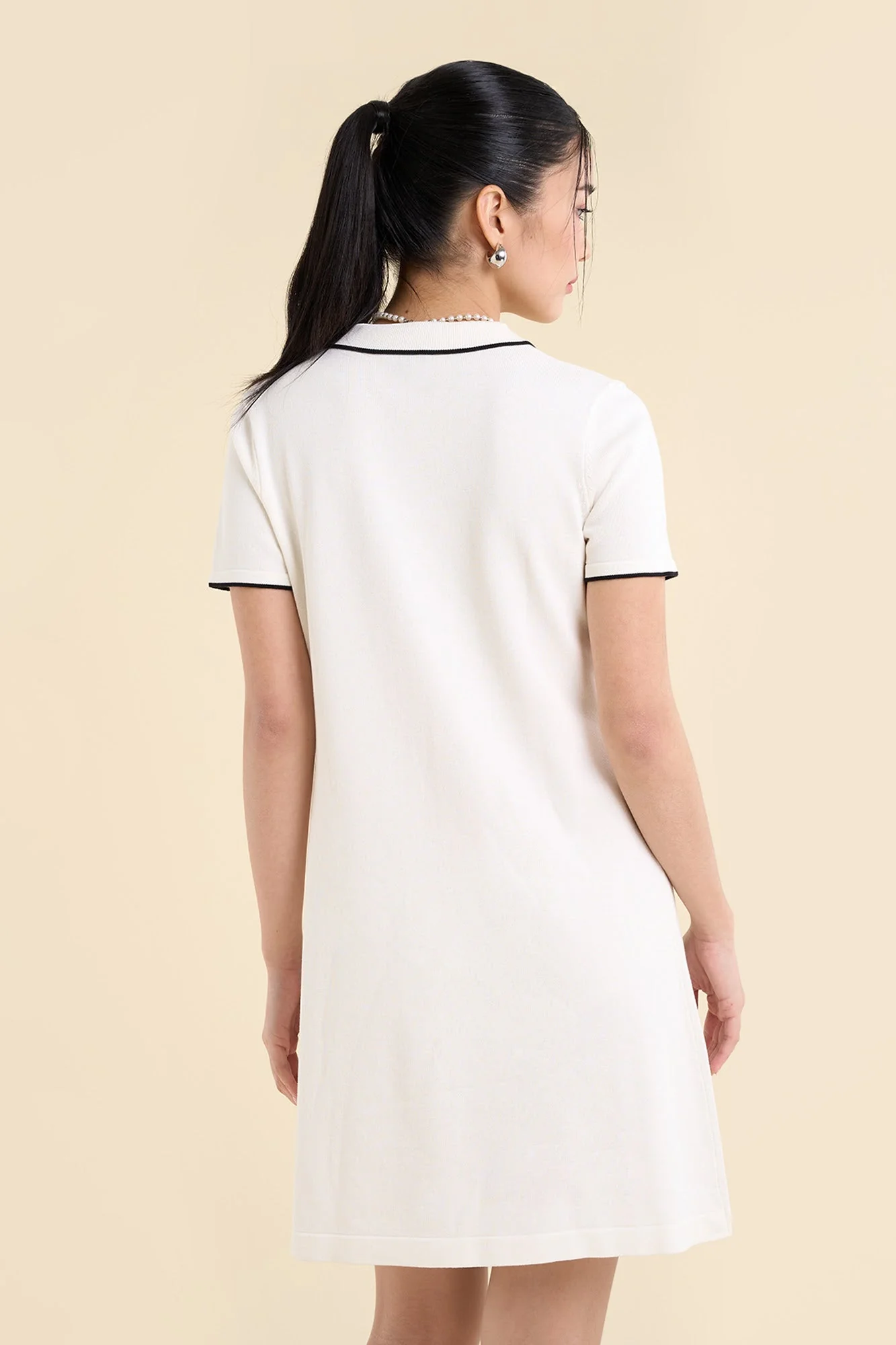 Dress Code Light Knit Polo Dress - Image 8