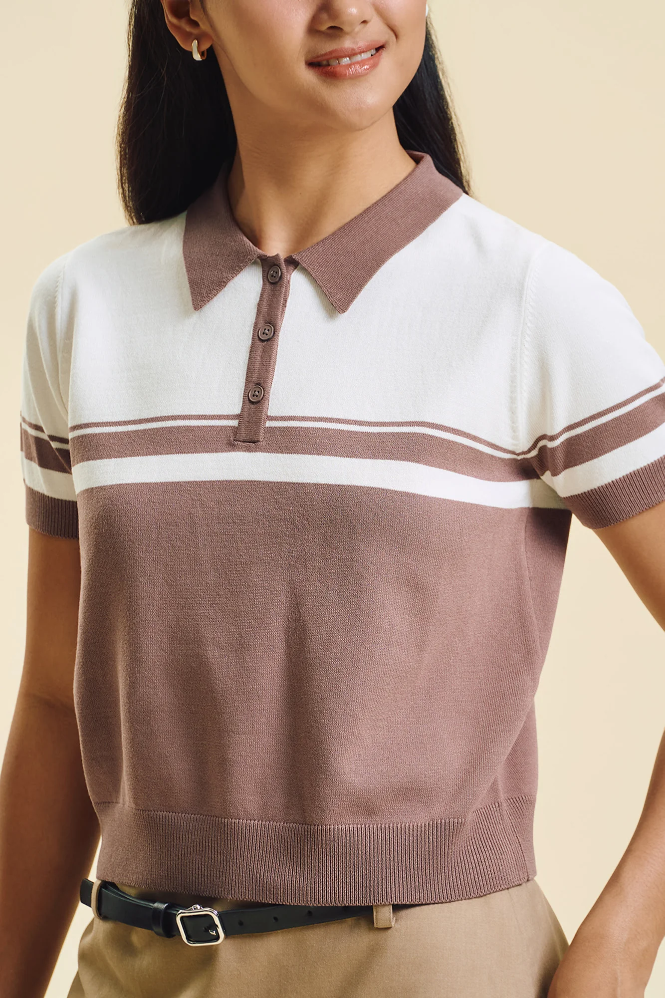 Dress Code Light Knit Relaxed Polo - Image 2
