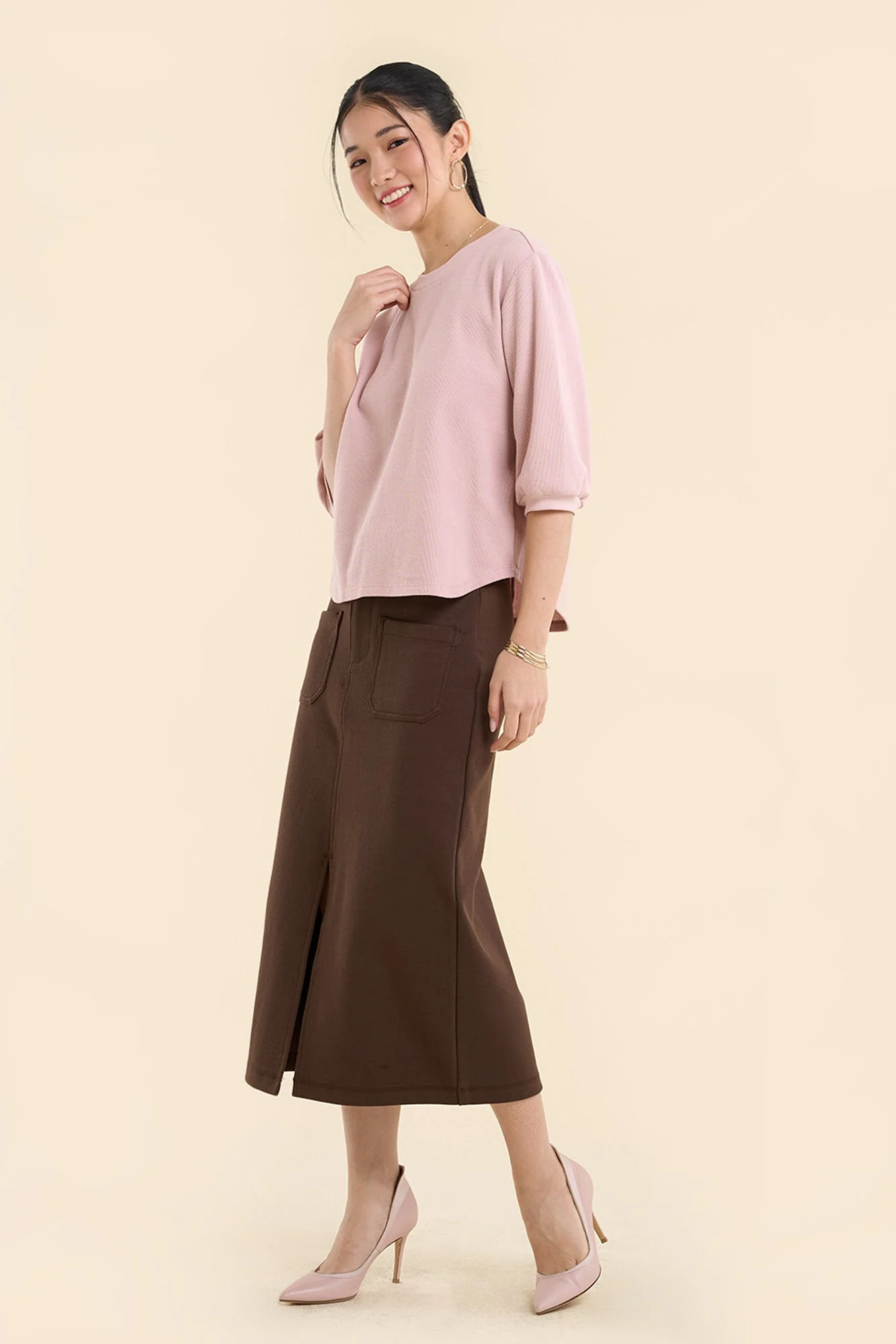 Dress Code Loose Textured Top - Image 12