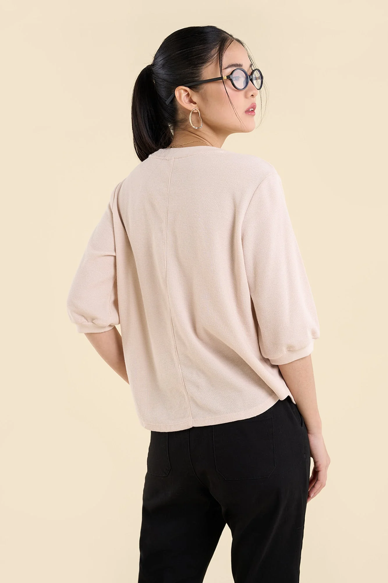 Dress Code Loose Textured Top - Image 19