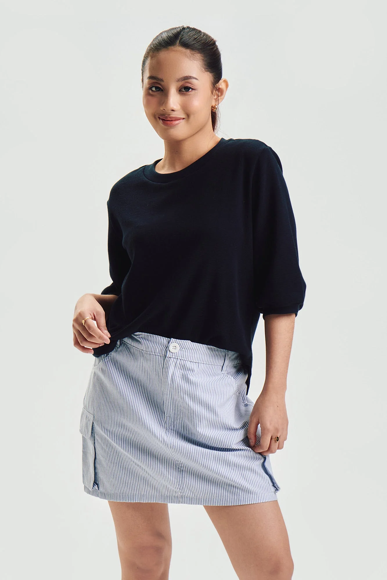 Dress Code Loose Textured Top - Image 27