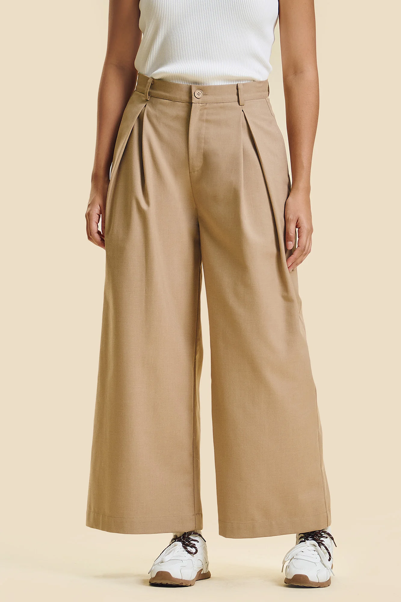 Dress Code Pleated Trousers