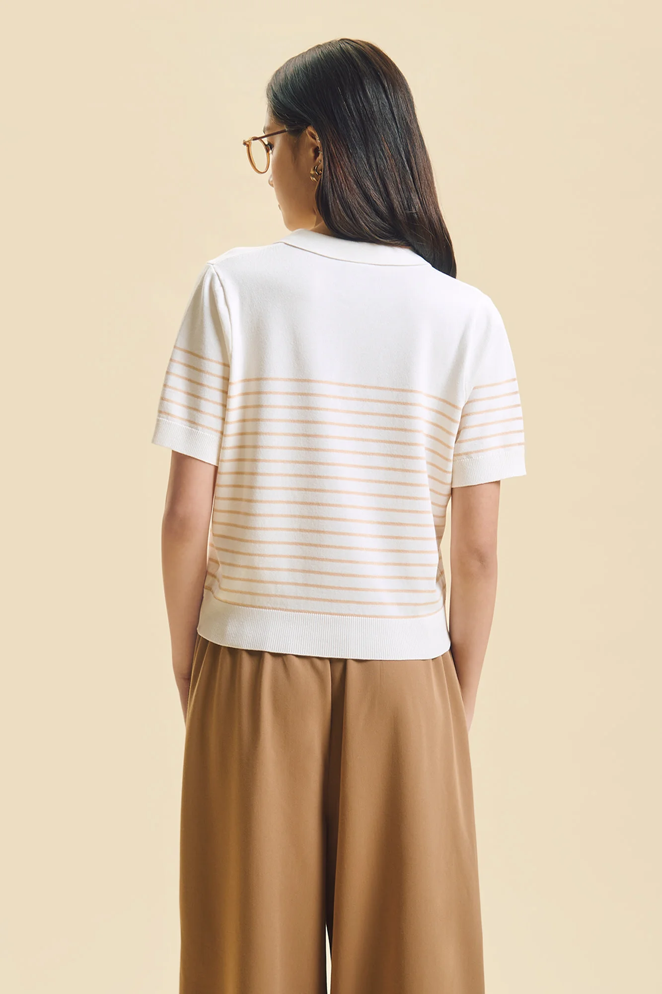 Dress Code Striped Relaxed Polo - Image 3