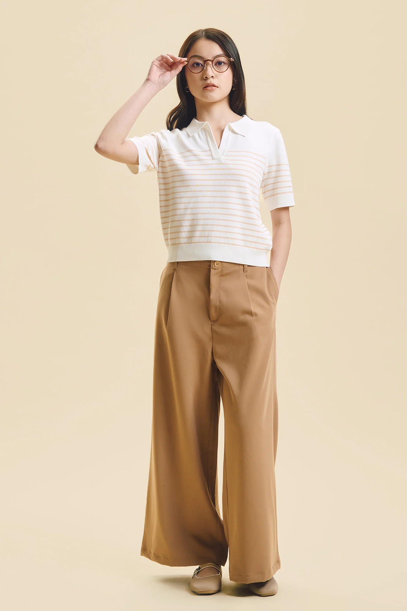 Dress Code Striped Relaxed Polo - Image 4