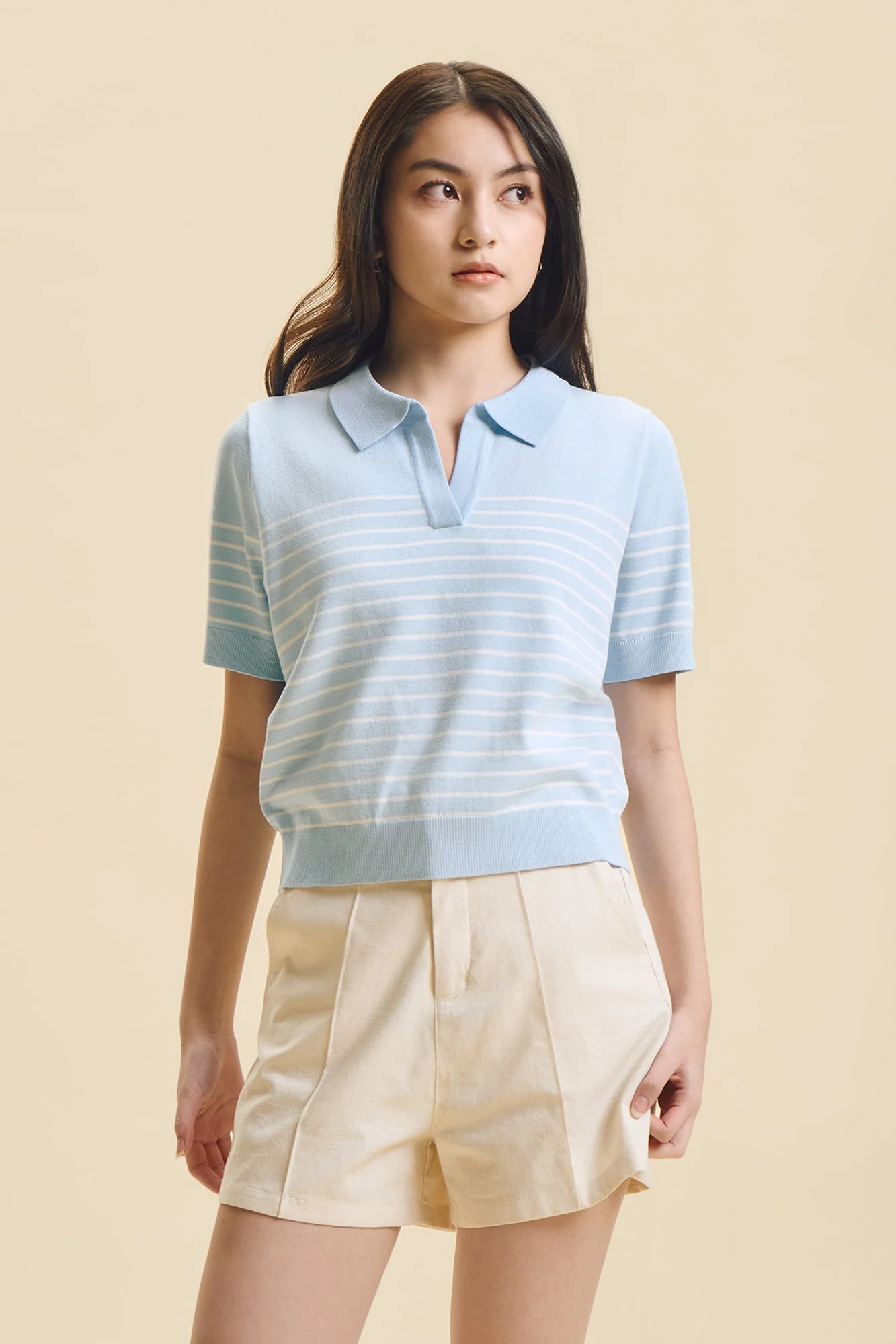 Dress Code Striped Relaxed Polo - Image 5