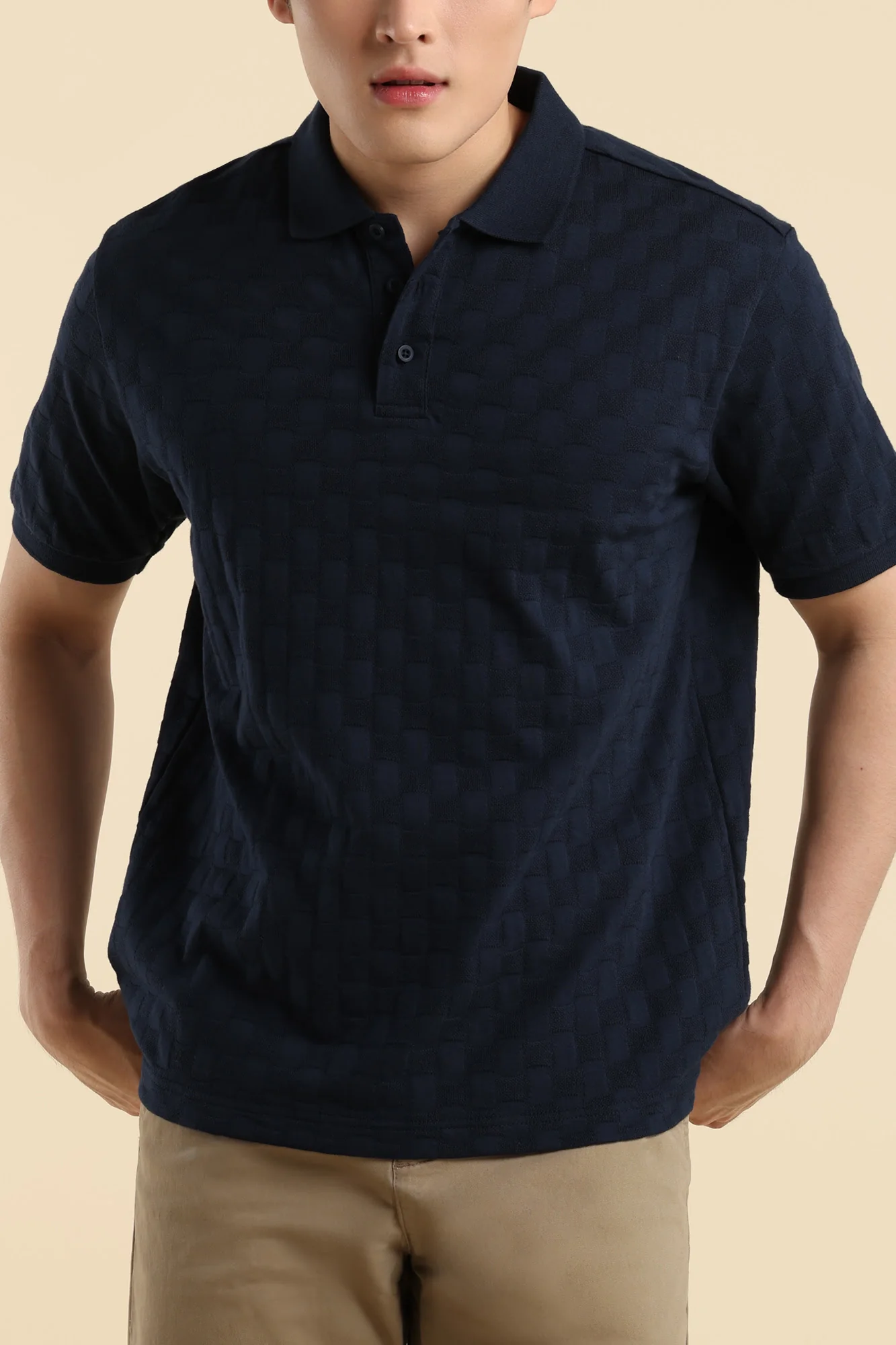 Dress Code Textured Polo - Image 2