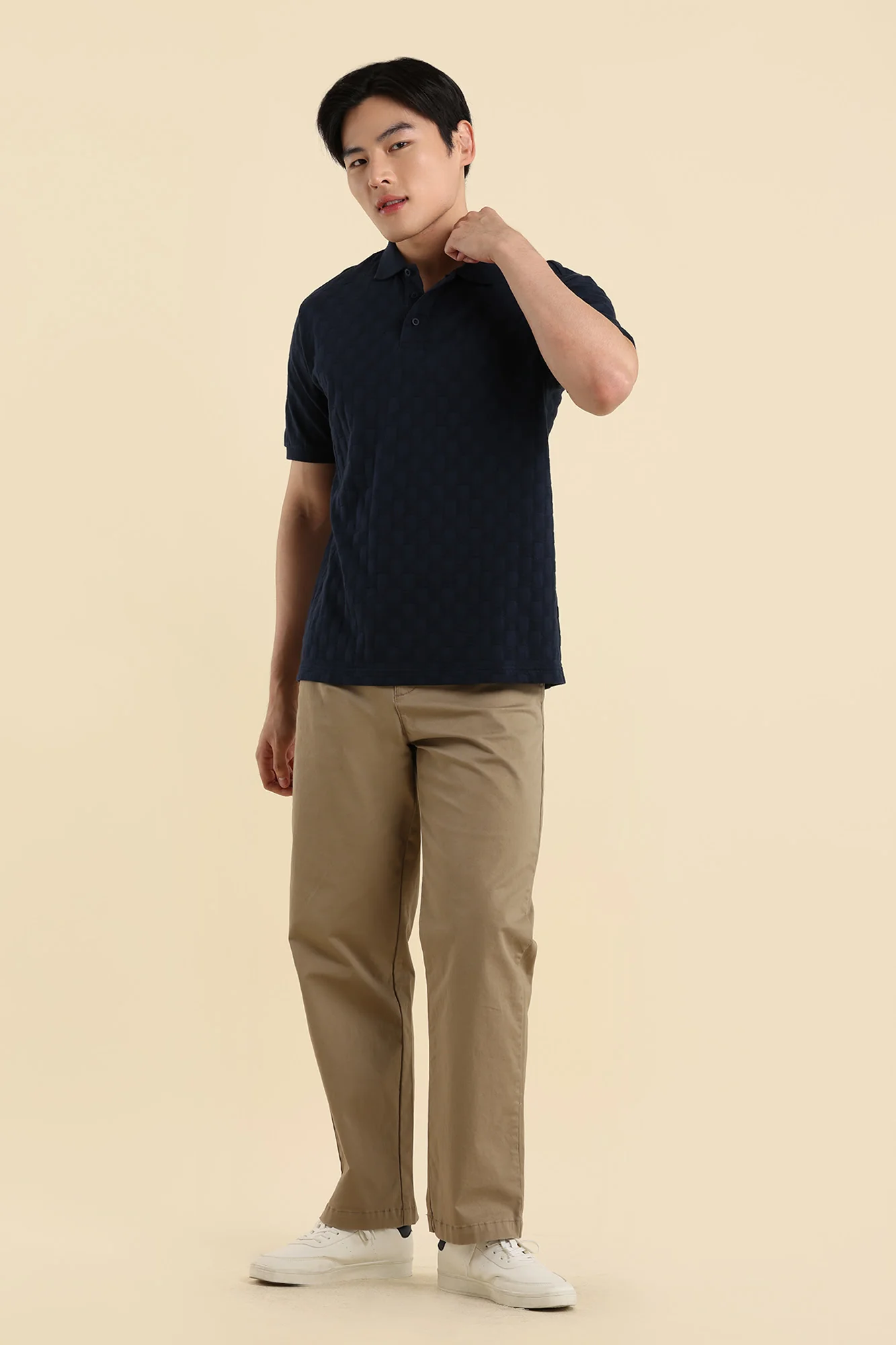 Dress Code Textured Polo - Image 4