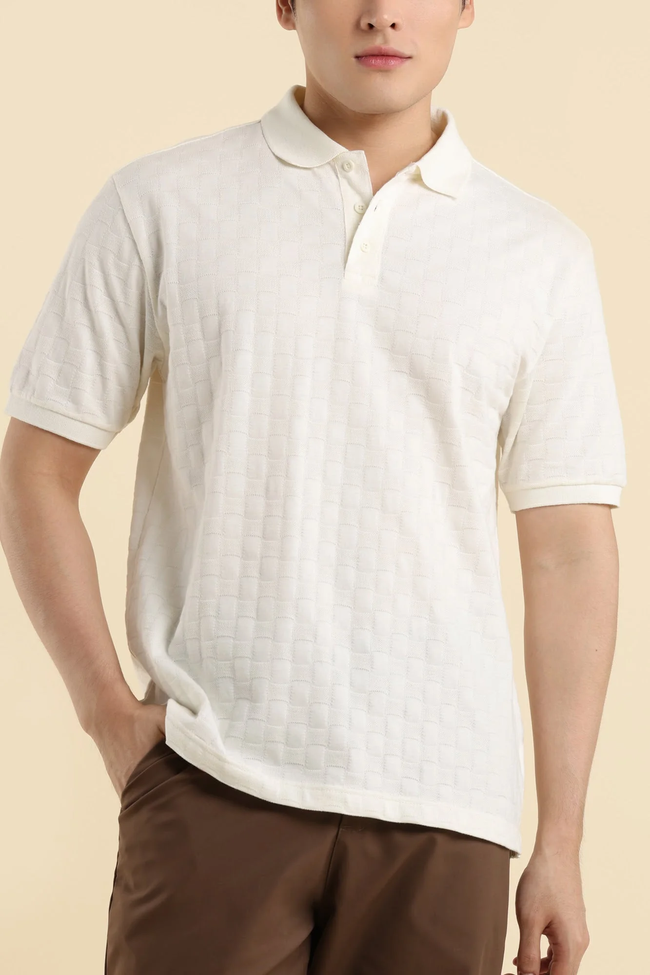 Dress Code Textured Polo - Image 6