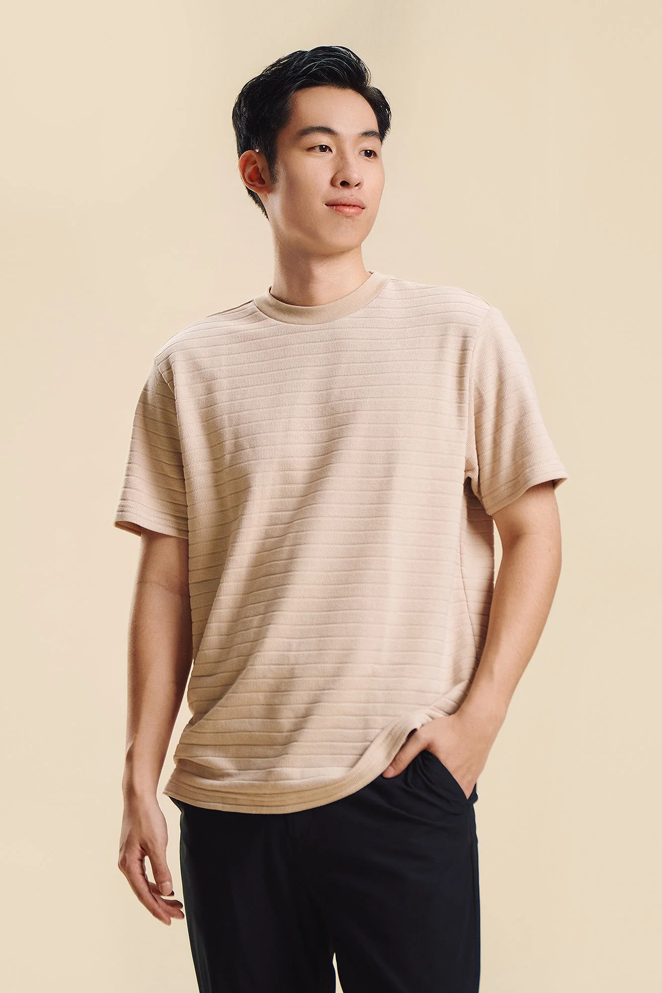 Dress Code Textured T-Shirt - Image 9