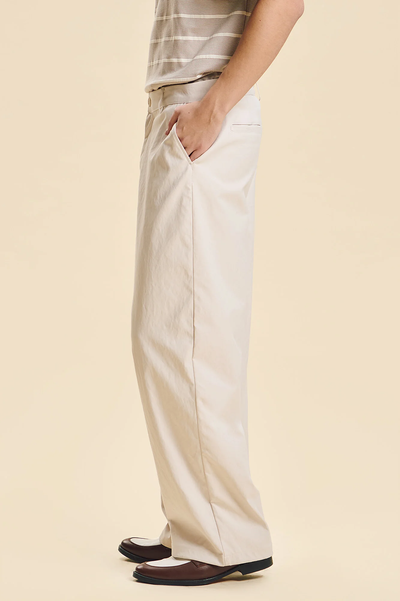 Dress Code Wide Fit Chino Pants - Image 4