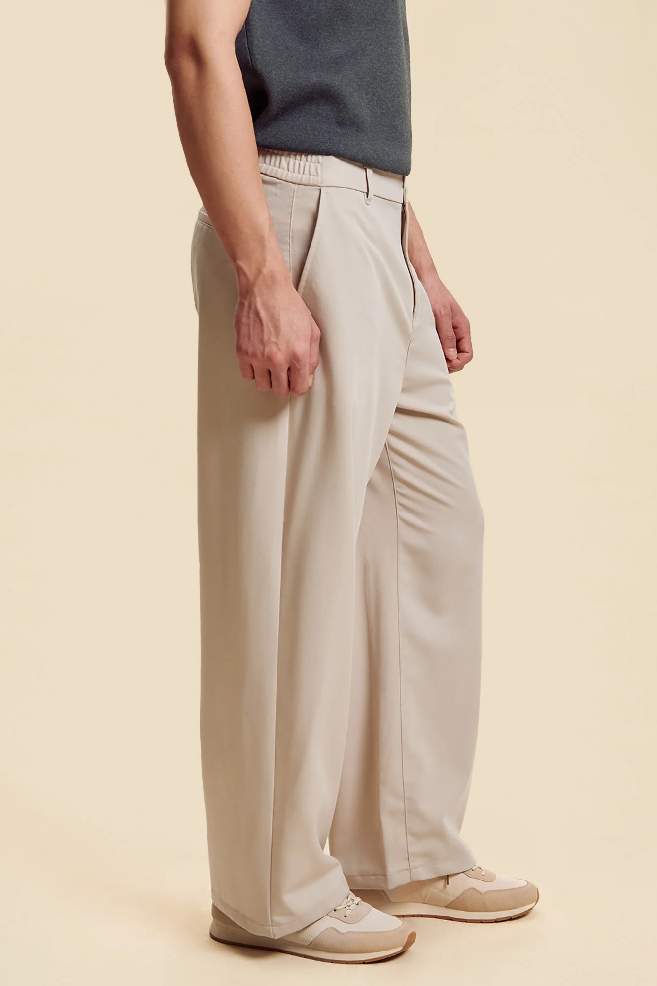 Dress Code Wide Fit Trousers - Image 3