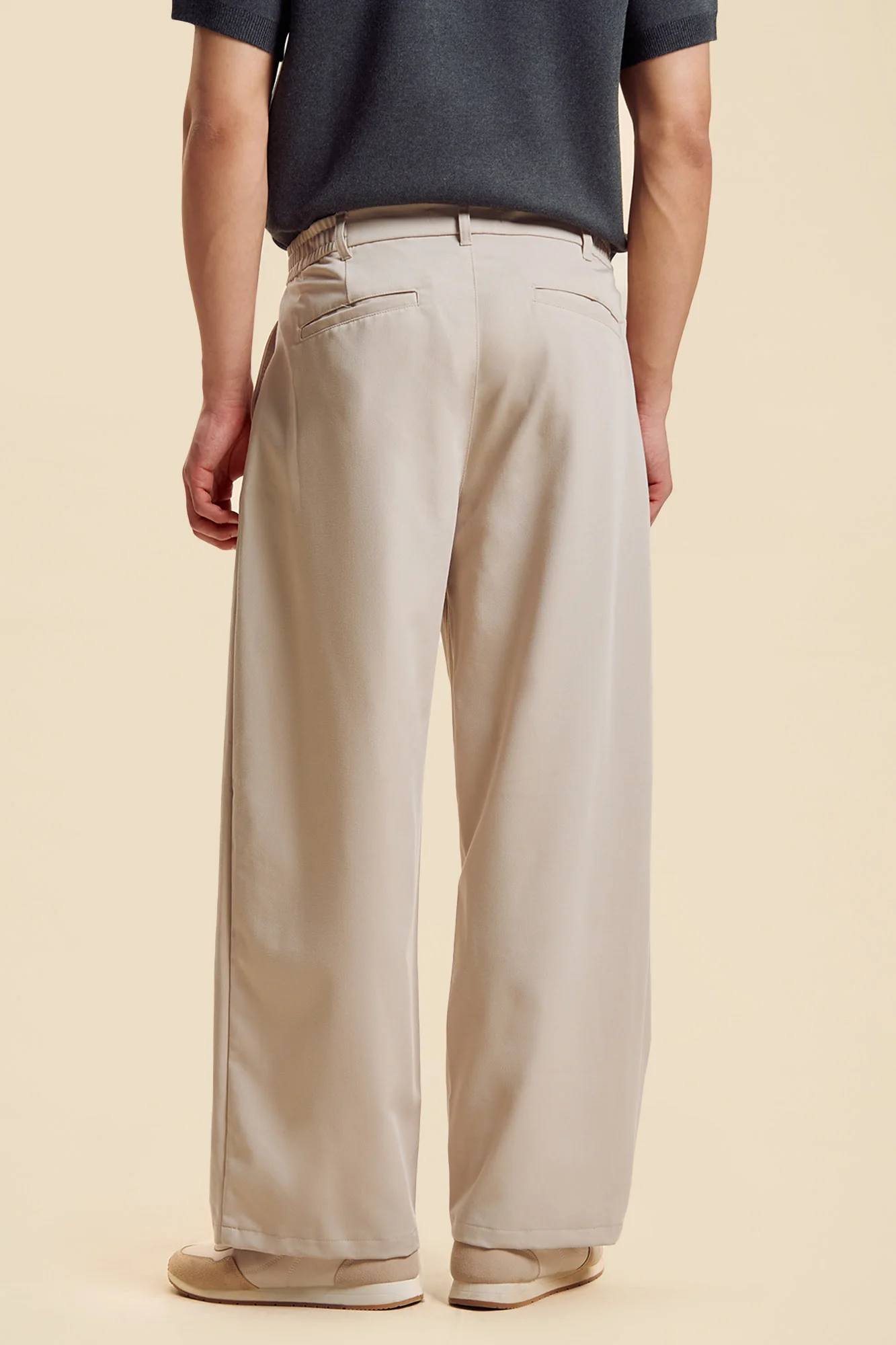 Dress Code Wide Fit Trousers - Image 4