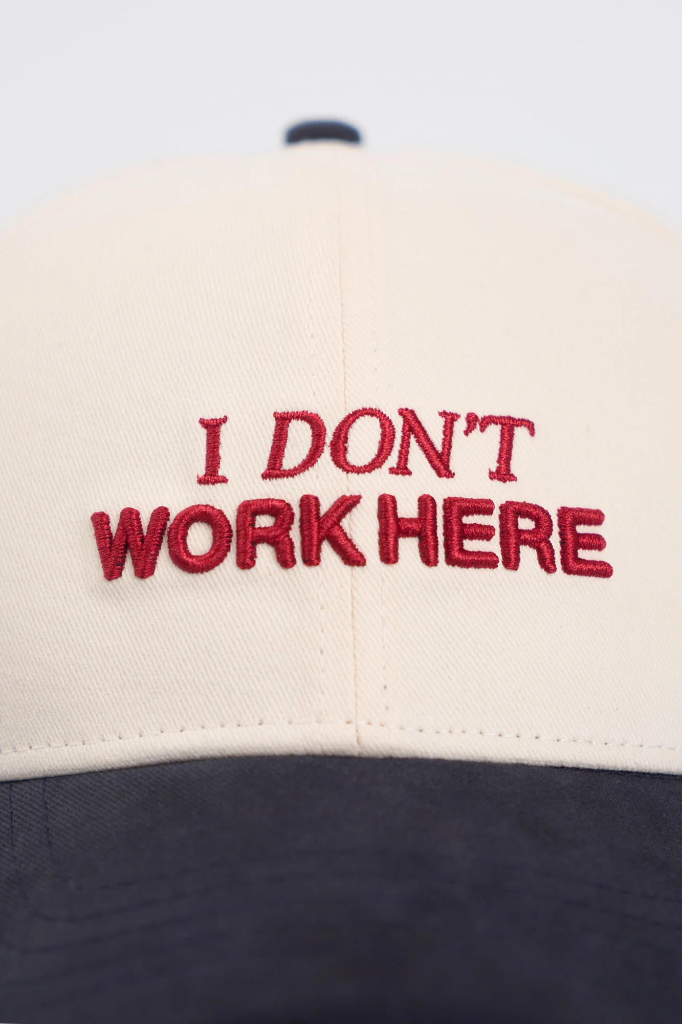 Embroidered Twill Varsity Cap - Image 2