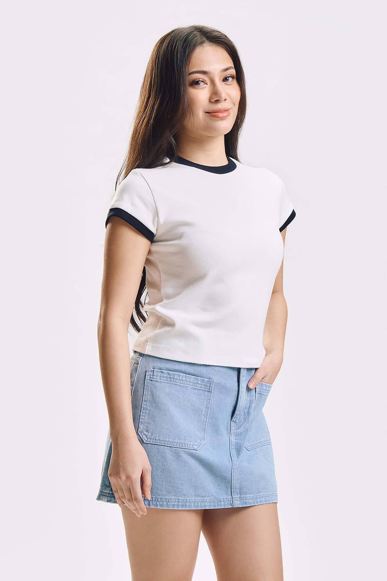 Essentials Slim Ringer T-Shirt