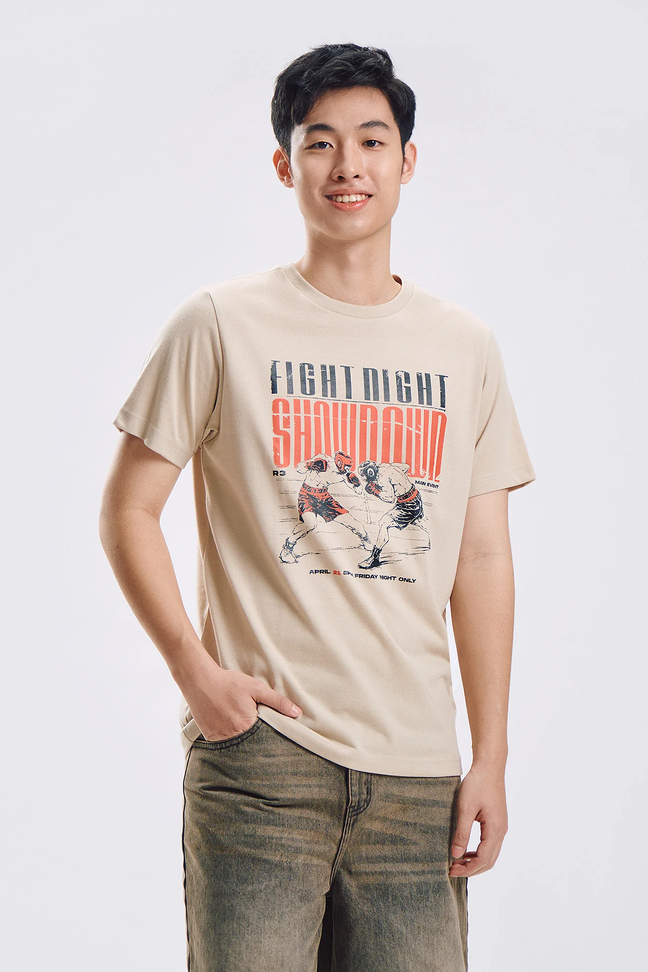 Fight Night Showdown Graphic T-Shirt