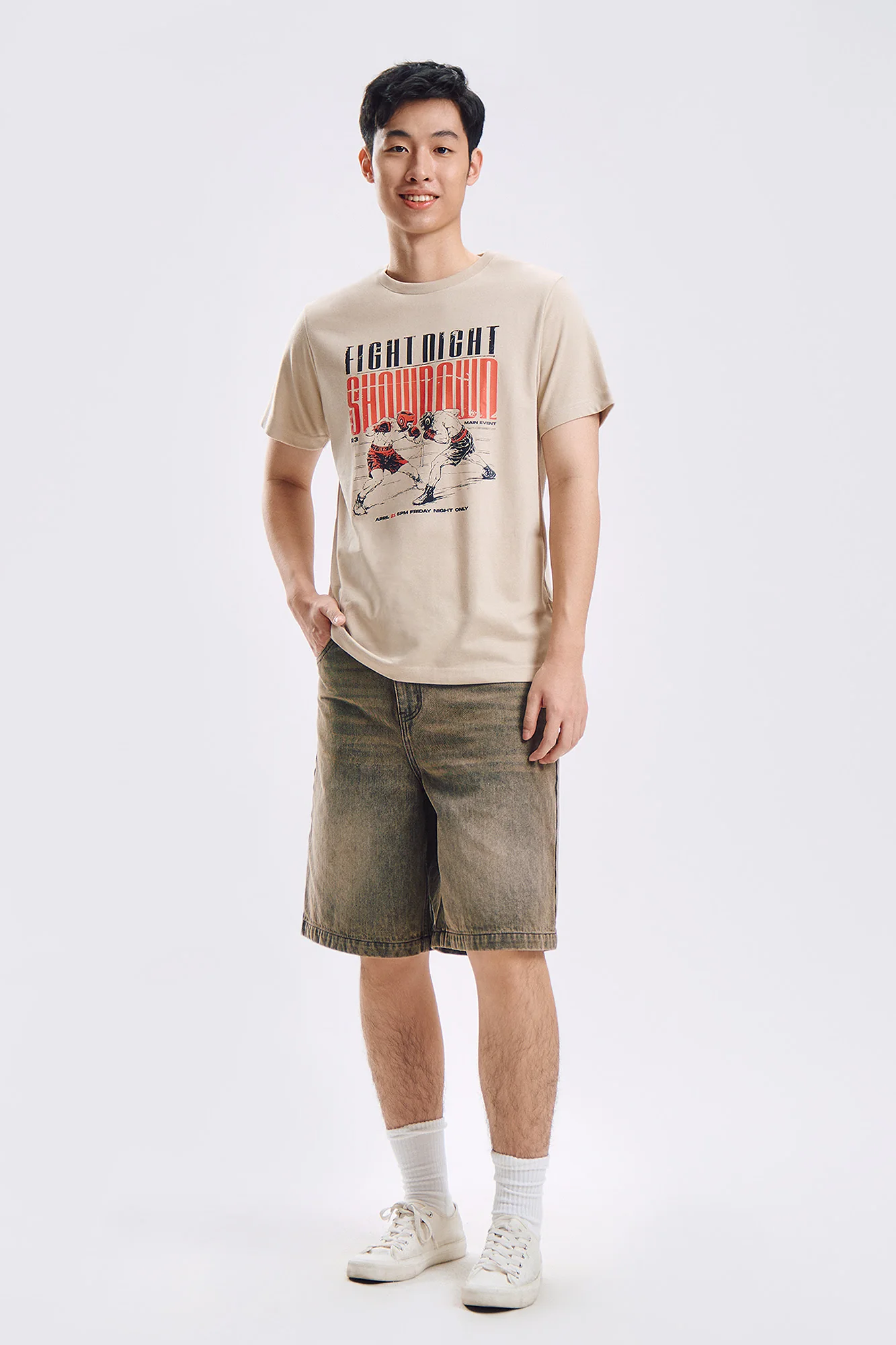 Fight Night Showdown Graphic T-Shirt - Image 4