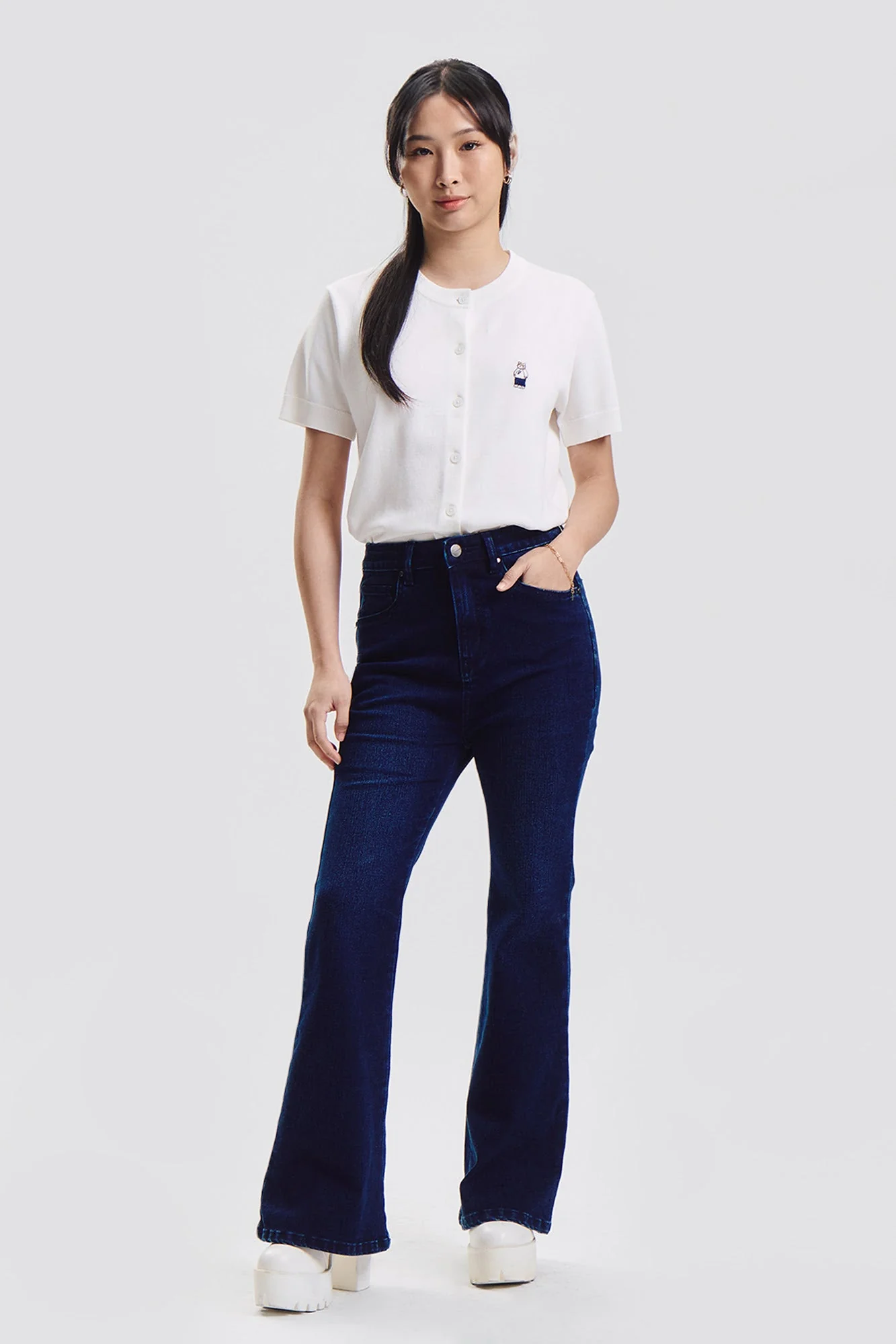 Flared High Jeans - Image 10