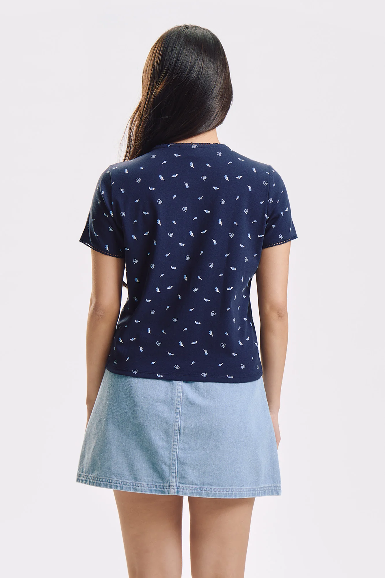 Floral All-Over Print Button Down Top - Image 3